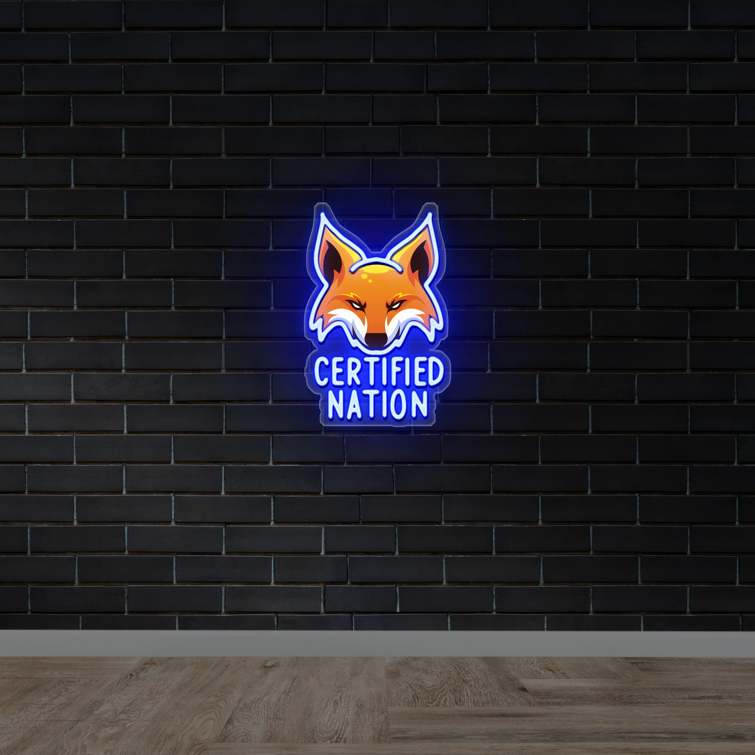 Certified Nation - Premium Neon Artwork