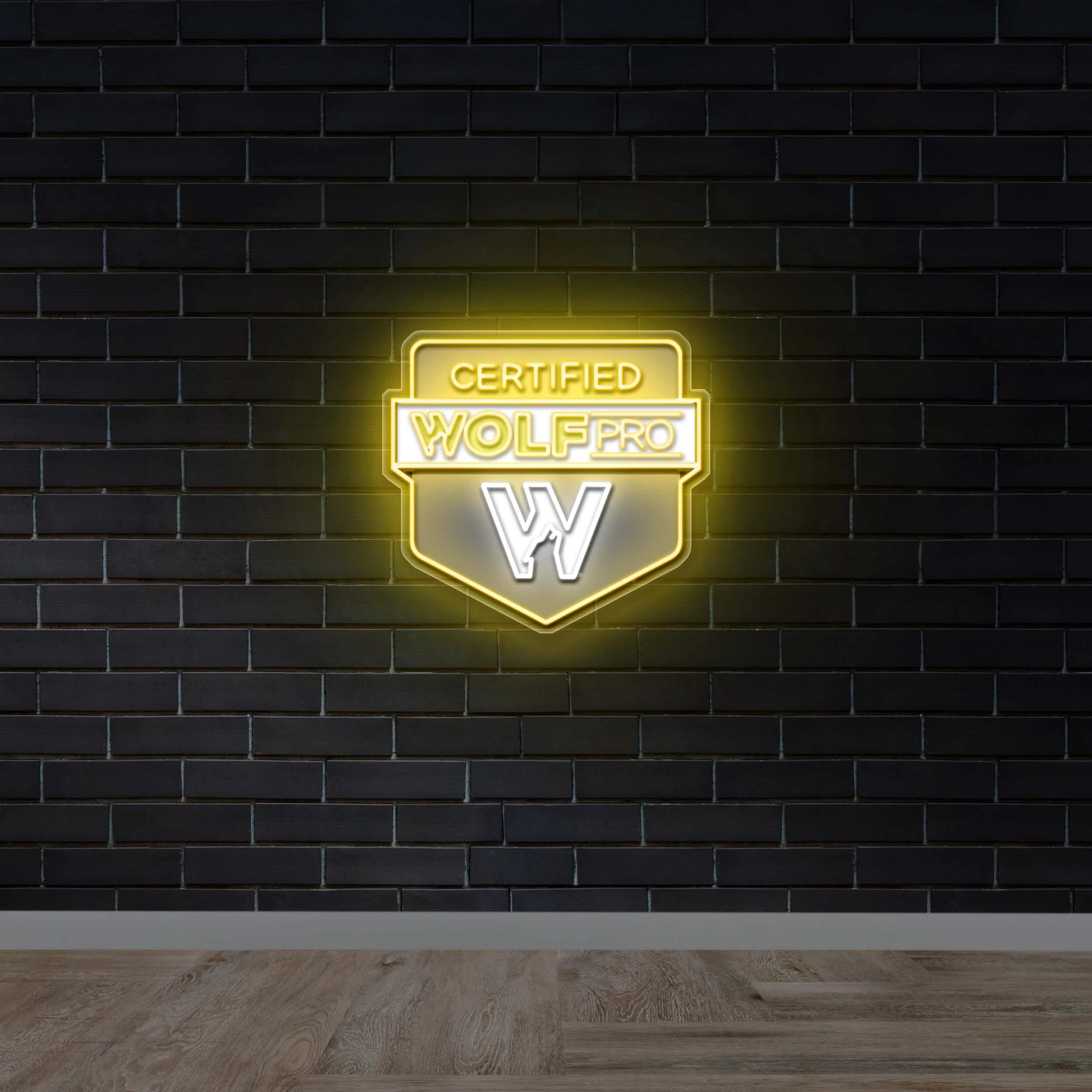 CERTIFIED WOLF PRO - Premium Neon Artwork - Image 3