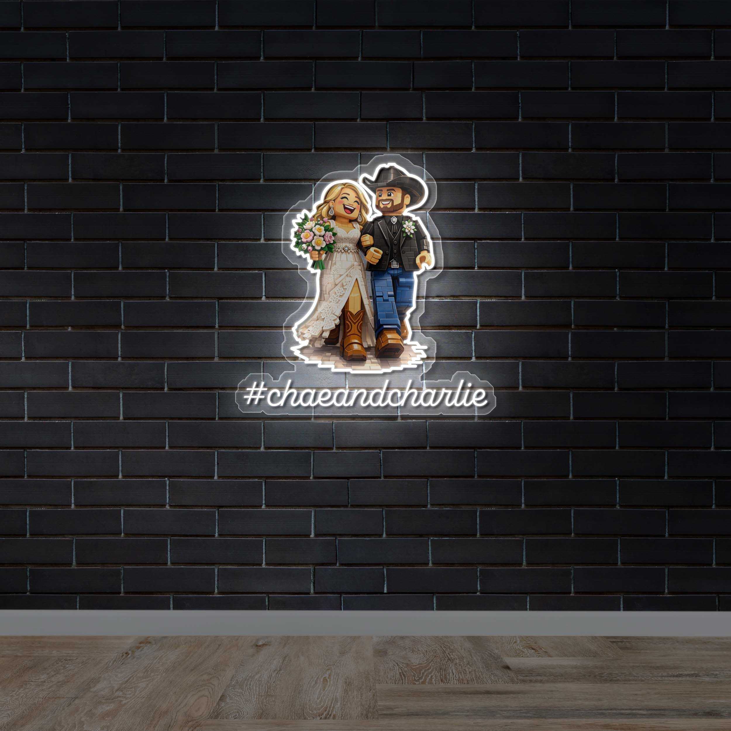 #chaeandcharlie - Premium Neon Artwork