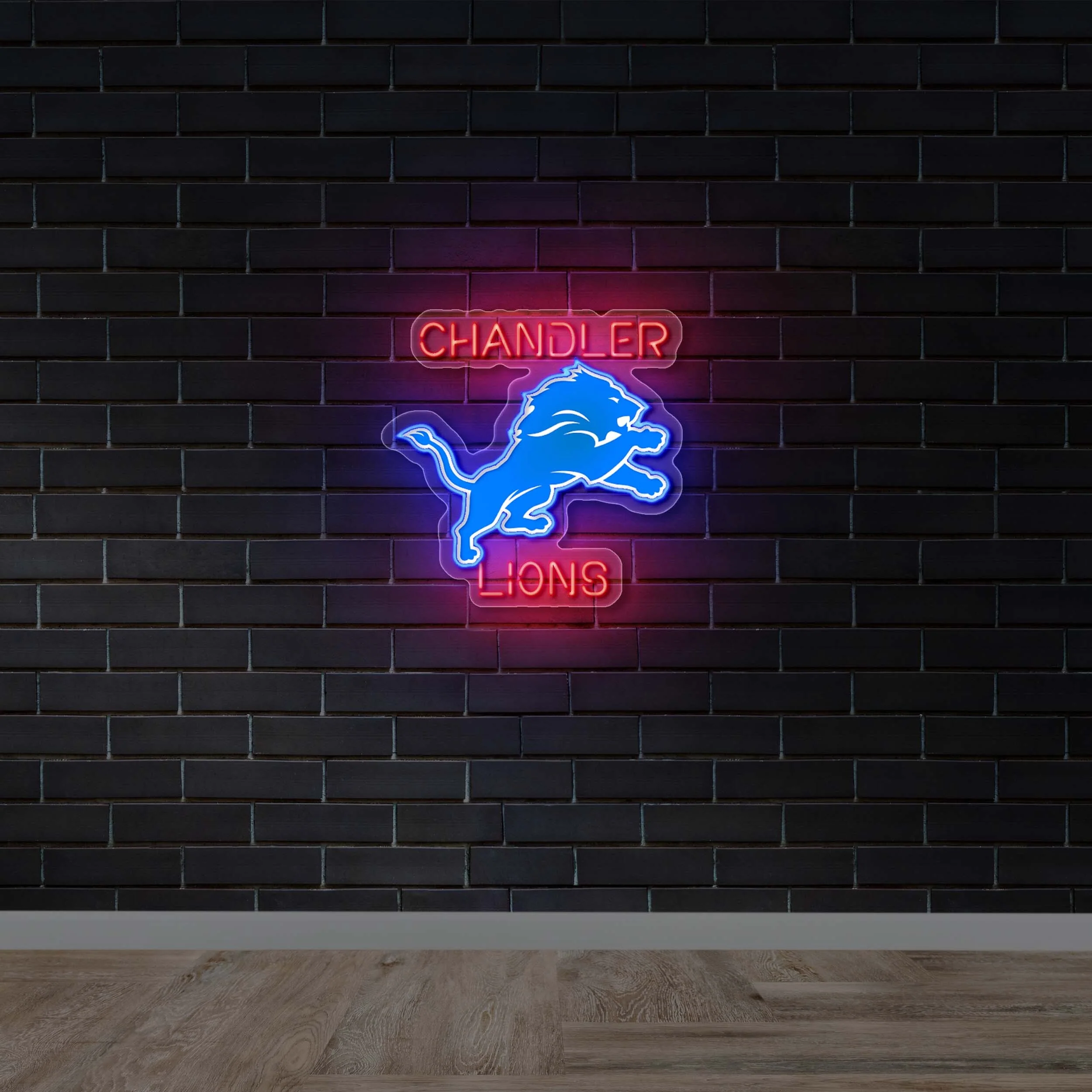 CHANDLER LIONS - Premium Neon Artwork