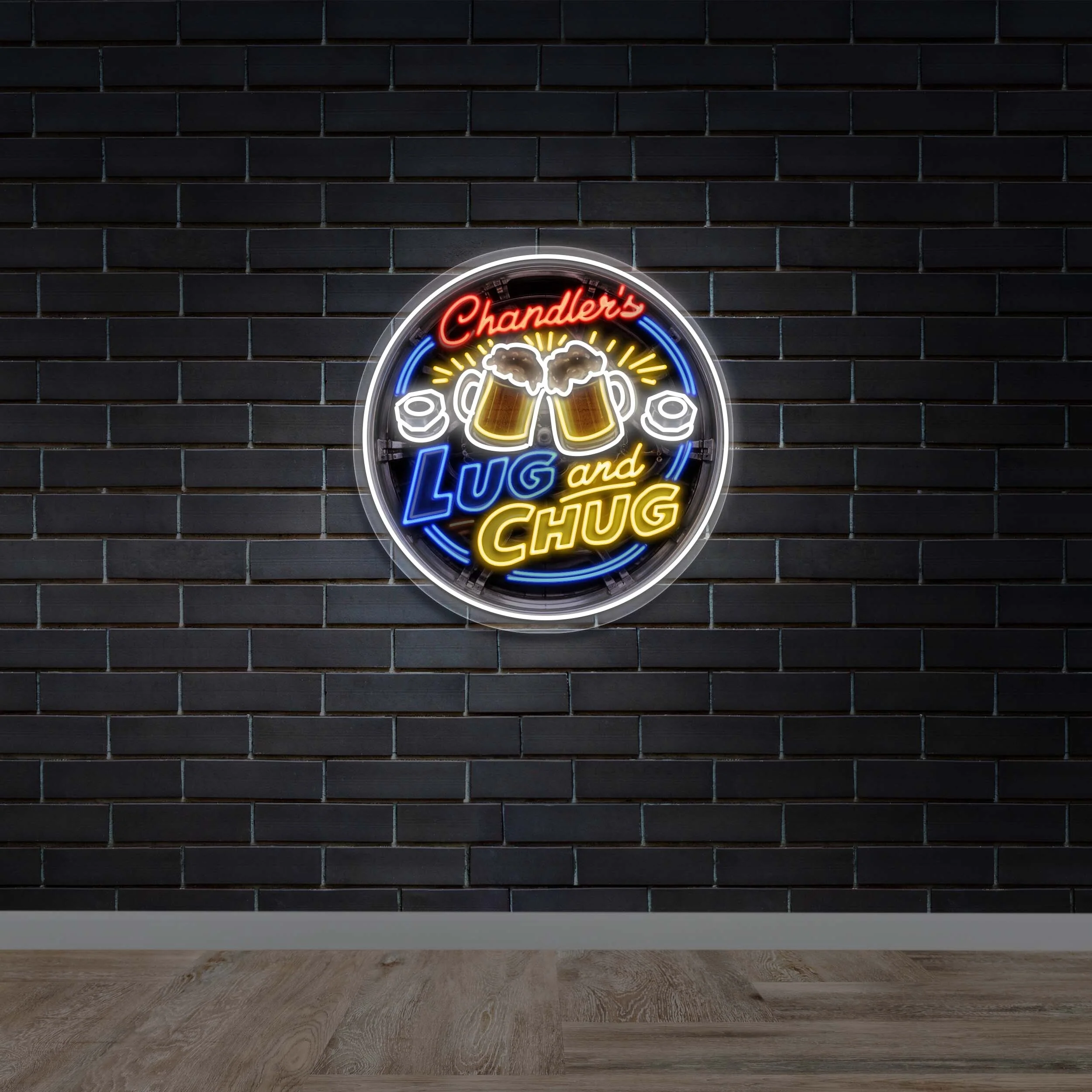Chandler's Lug & Chug - Premium Neon Artwork