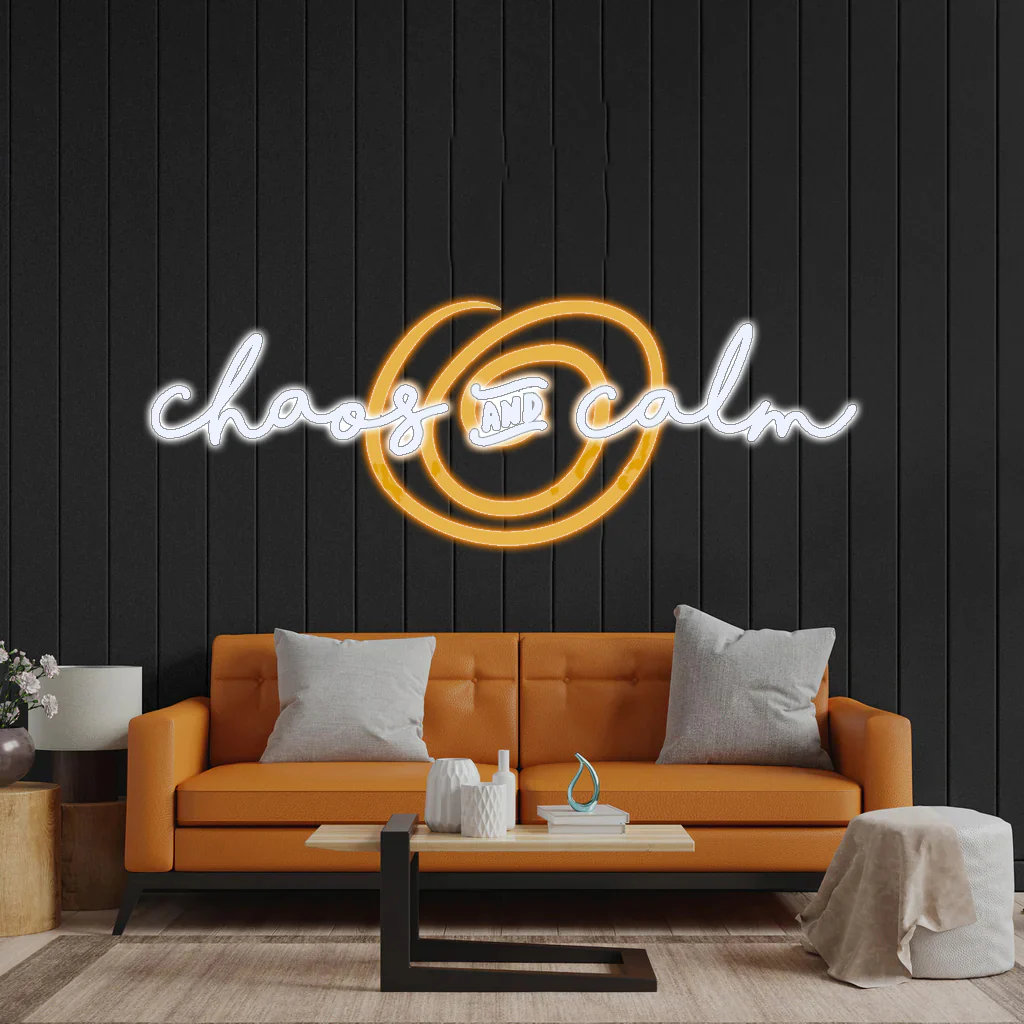 Chaos & Calm - Premium Neon Artwork