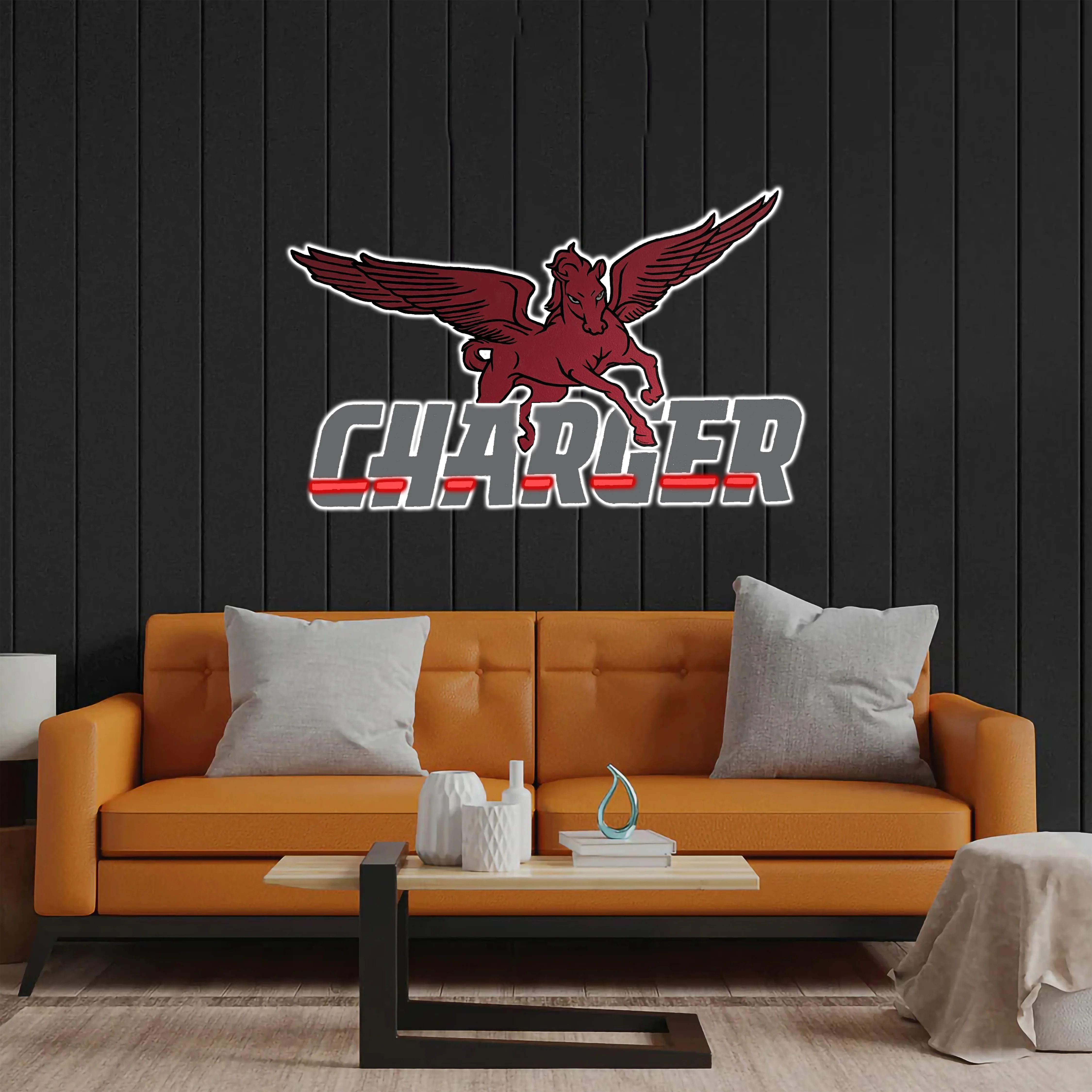 CHARGER - Premium Neon Artwork