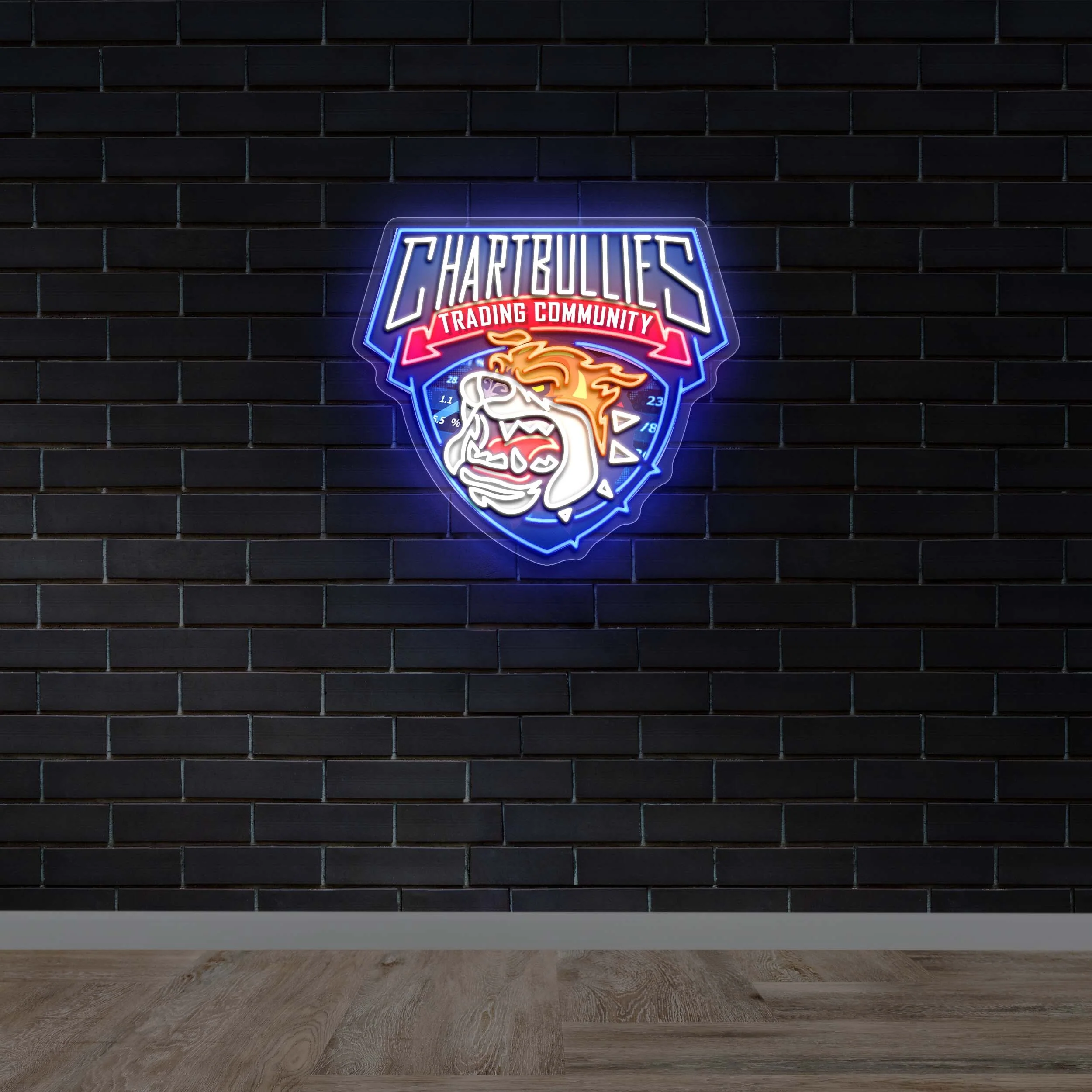 CHARTBULLIES - Premium Neon Artwork