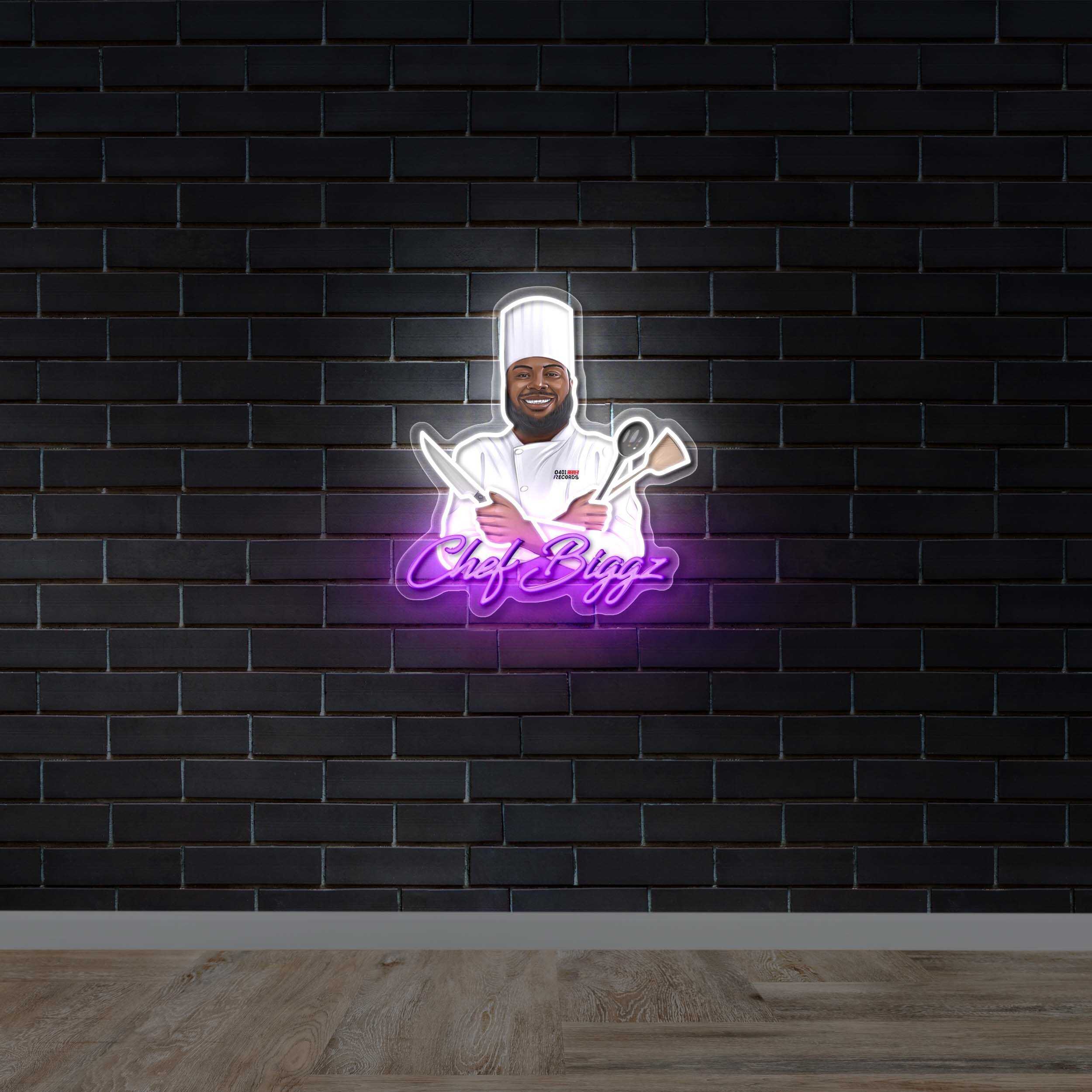 Chef Biggz - Premium Neon Artwork