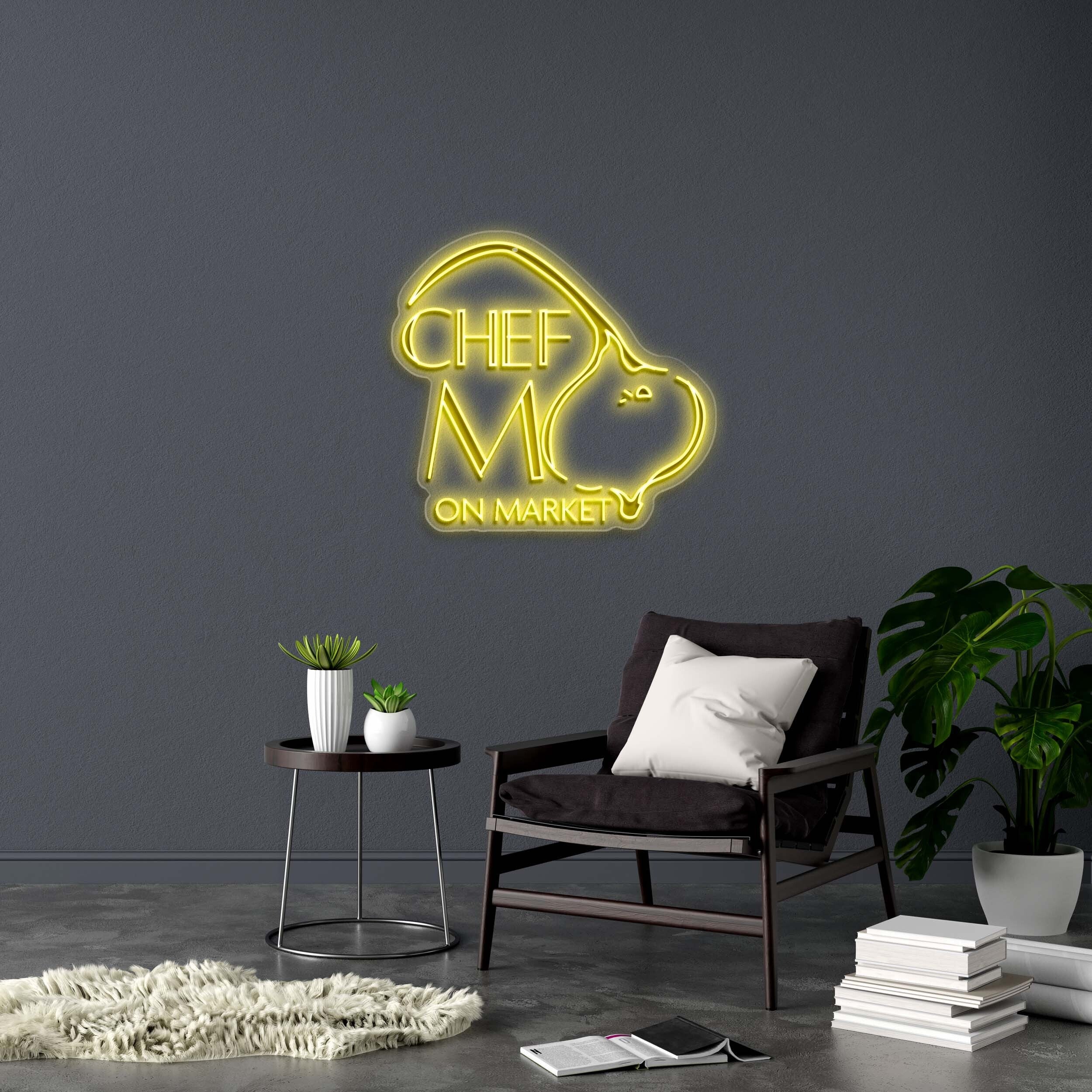 CHEF M - Premium Neon Artwork