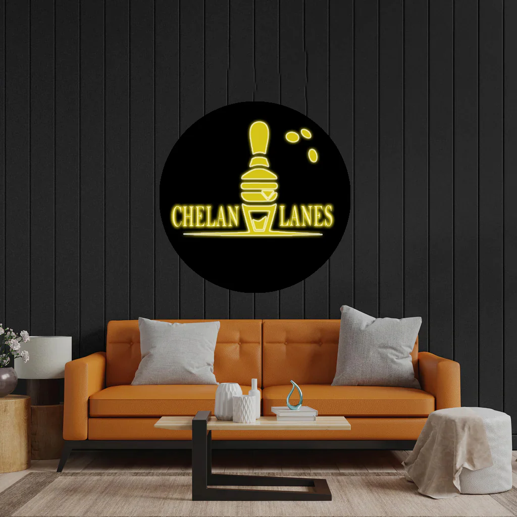 Chelan Lanes 2 - Premium Neon Artwork