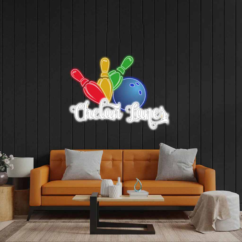 Chelan Lanes - Premium Neon Artwork