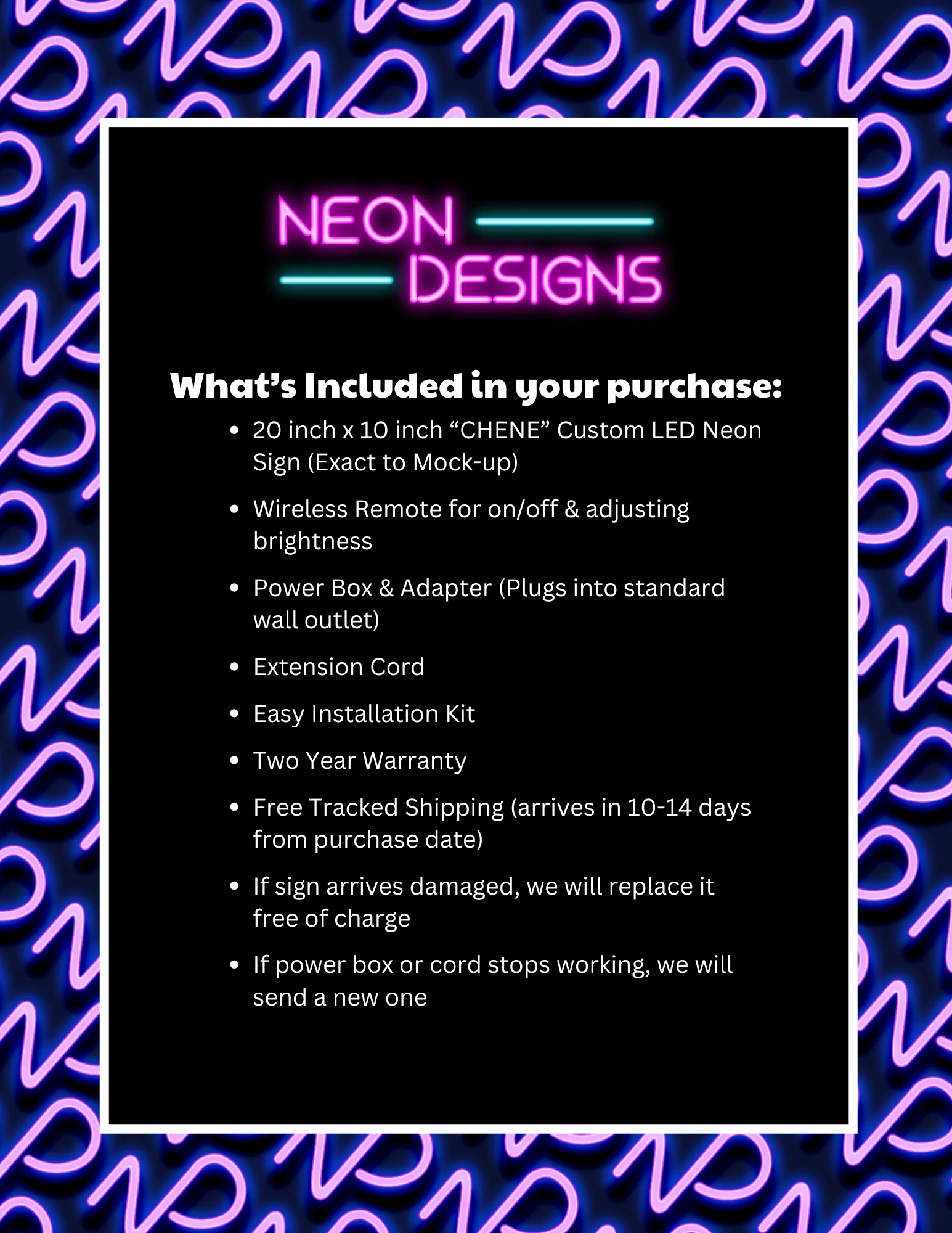 CHENE - Premium Neon Artwork - Image 2
