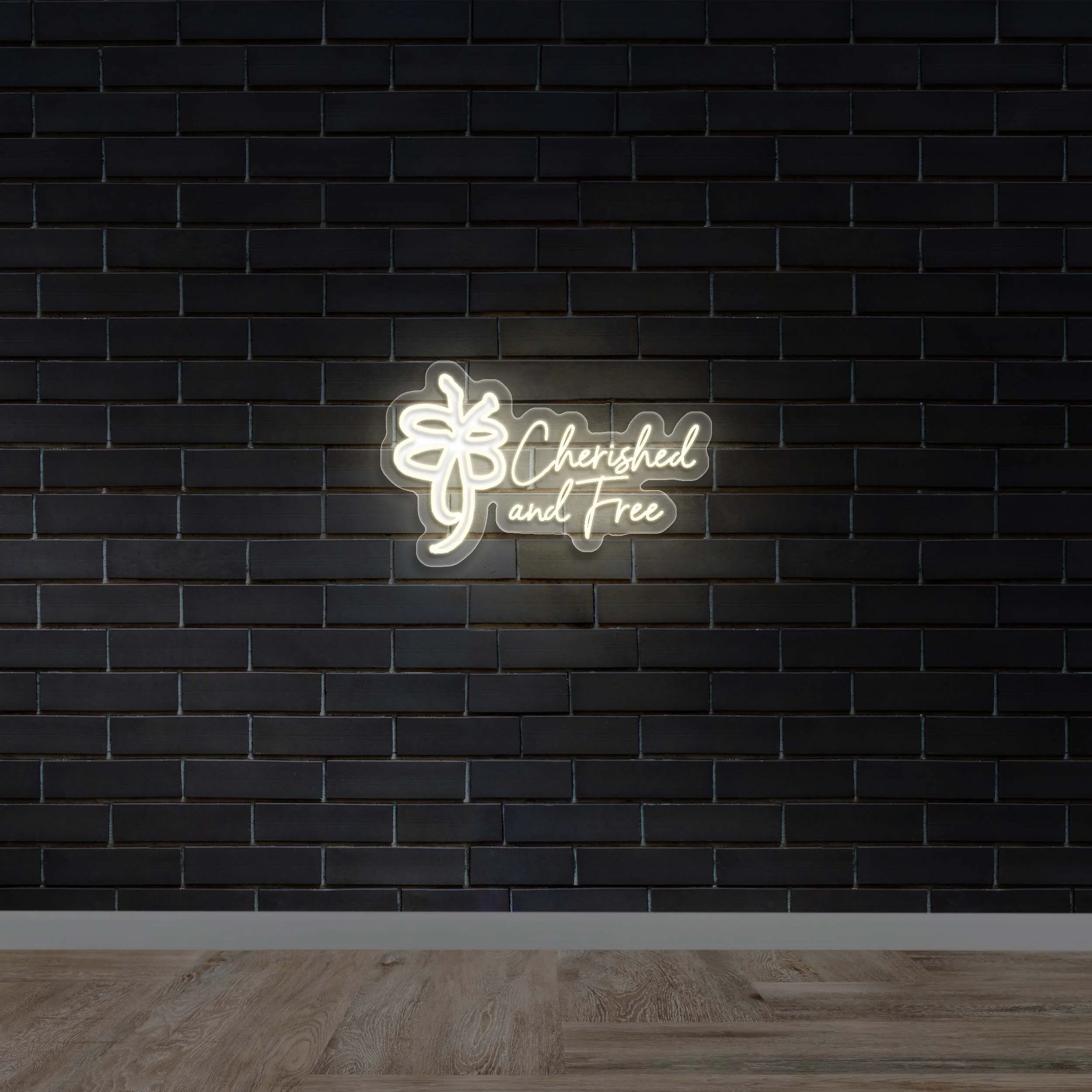 Cherished And Free (2nd version) - Premium Neon Artwork - Image 2