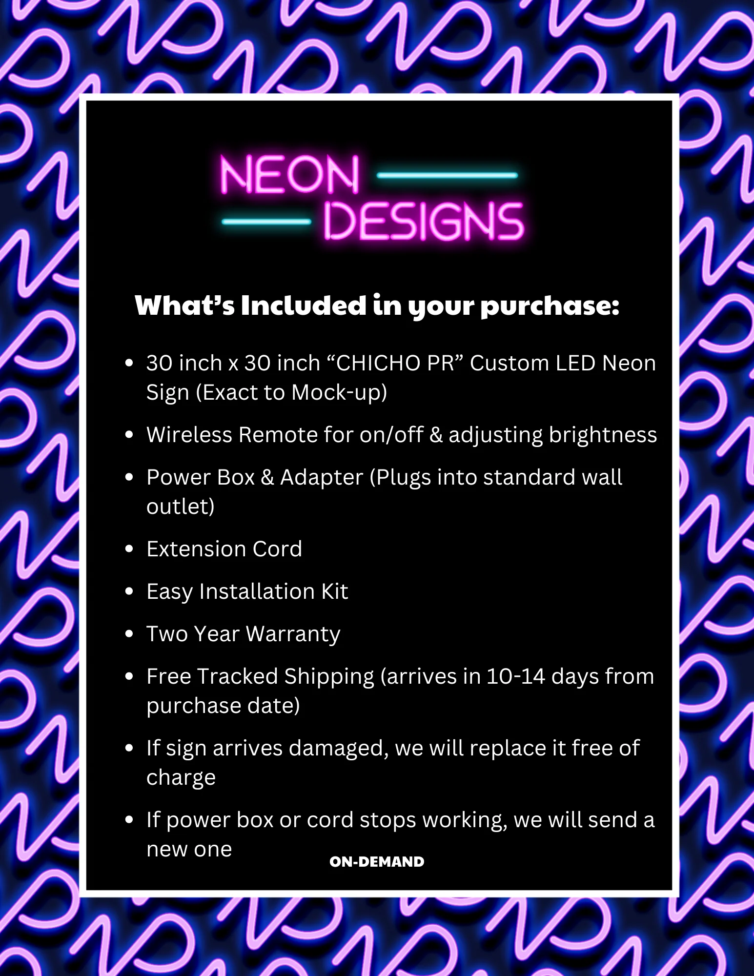 CHICHO PR - Premium Neon Artwork - Image 2