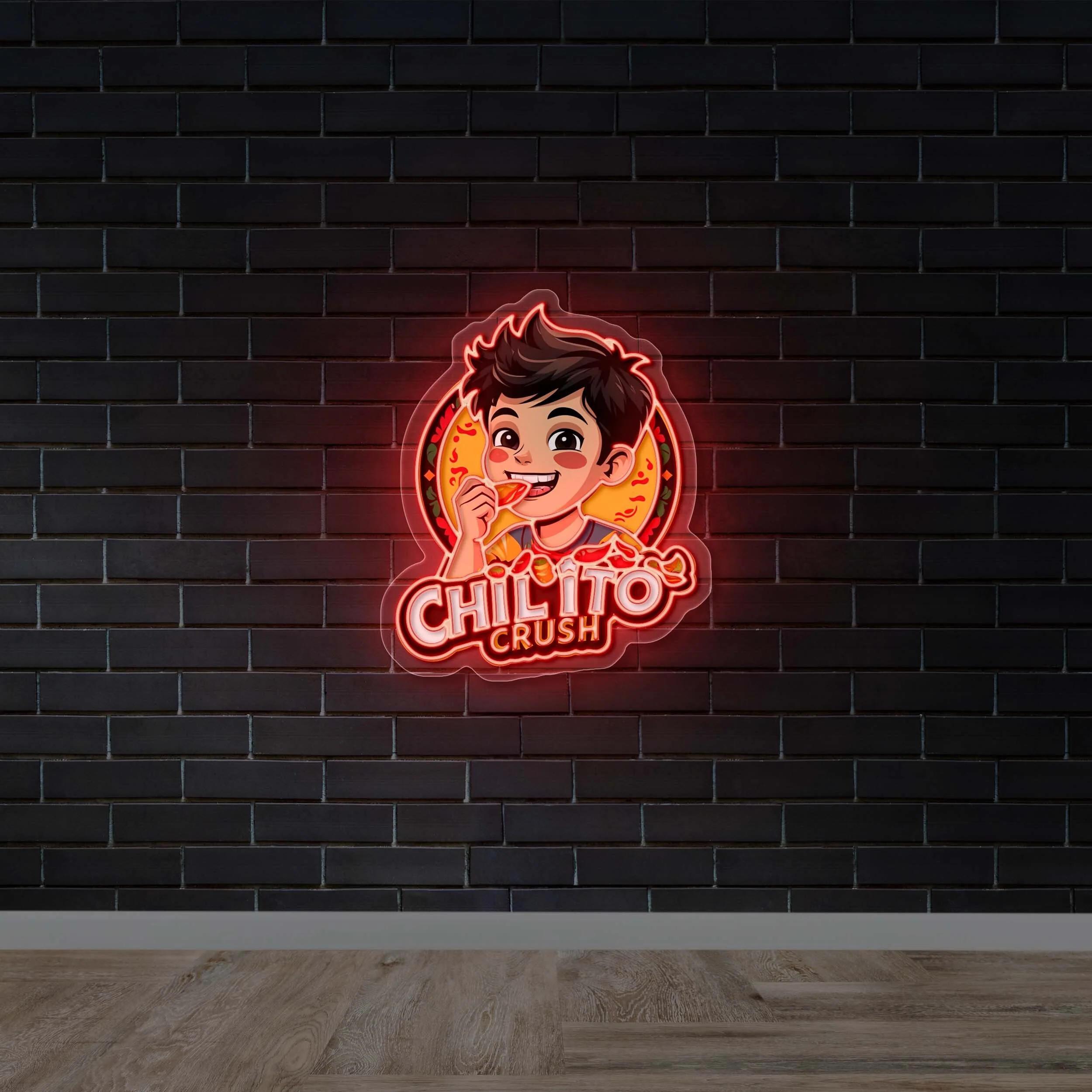 CHILITO CRUSH - Premium Neon Artwork