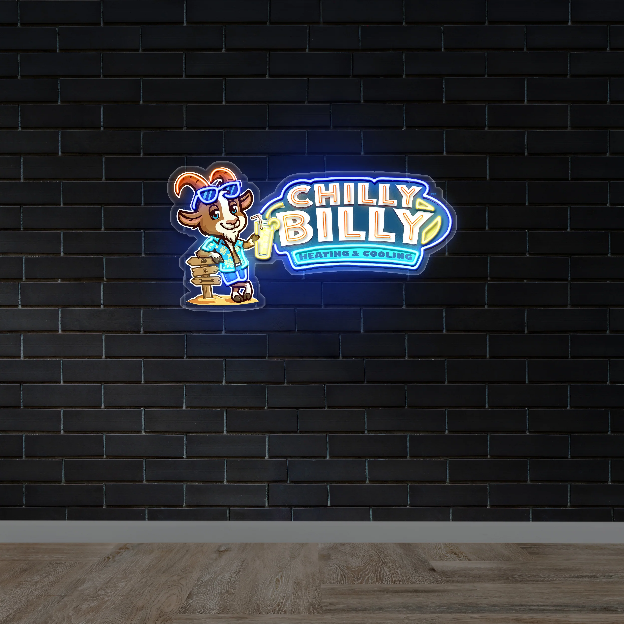 CHILLY BILLY - Premium Neon Artwork