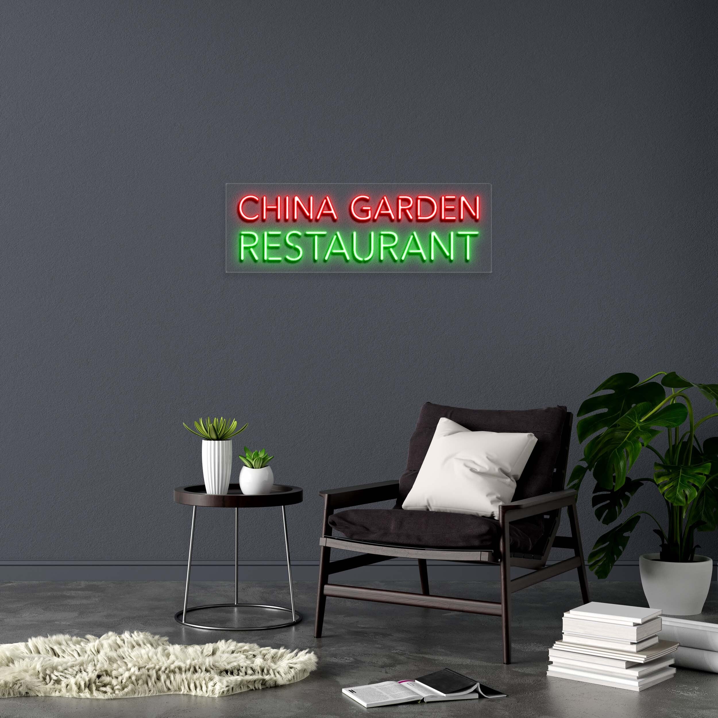CHINA GARDEN RESTAURANT - Premium Neon Artwork