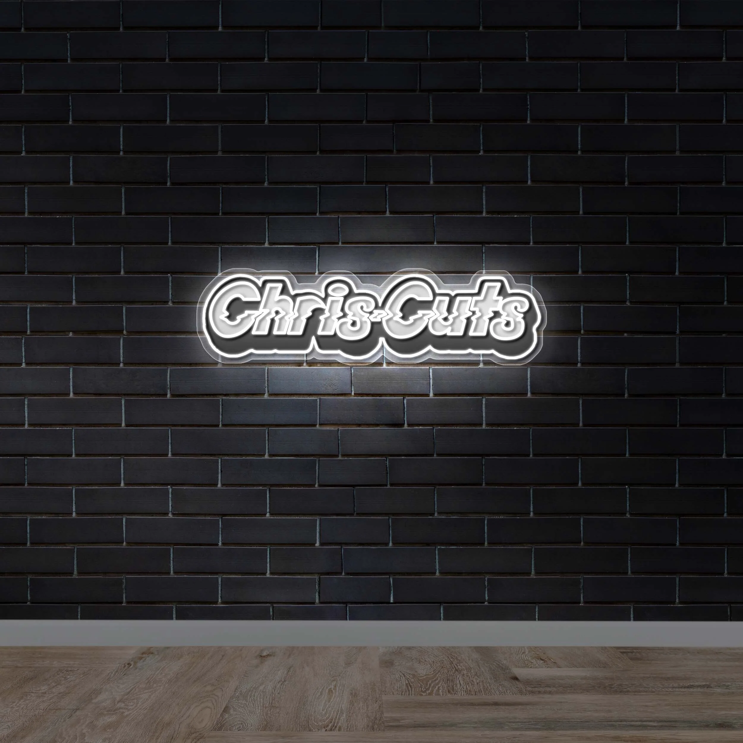 Chris Cuts - Premium Neon Artwork