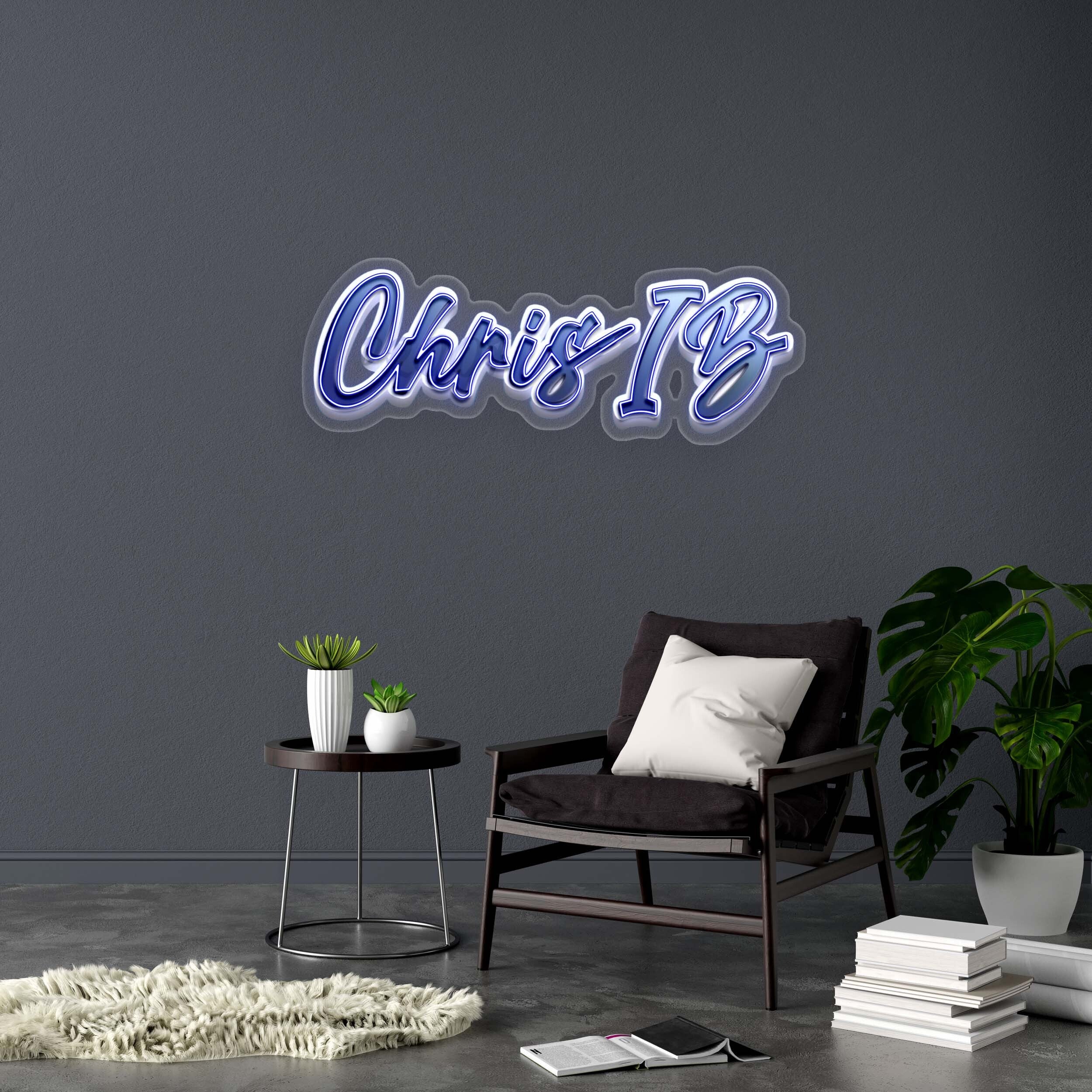 Chris IB - Premium Neon Artwork