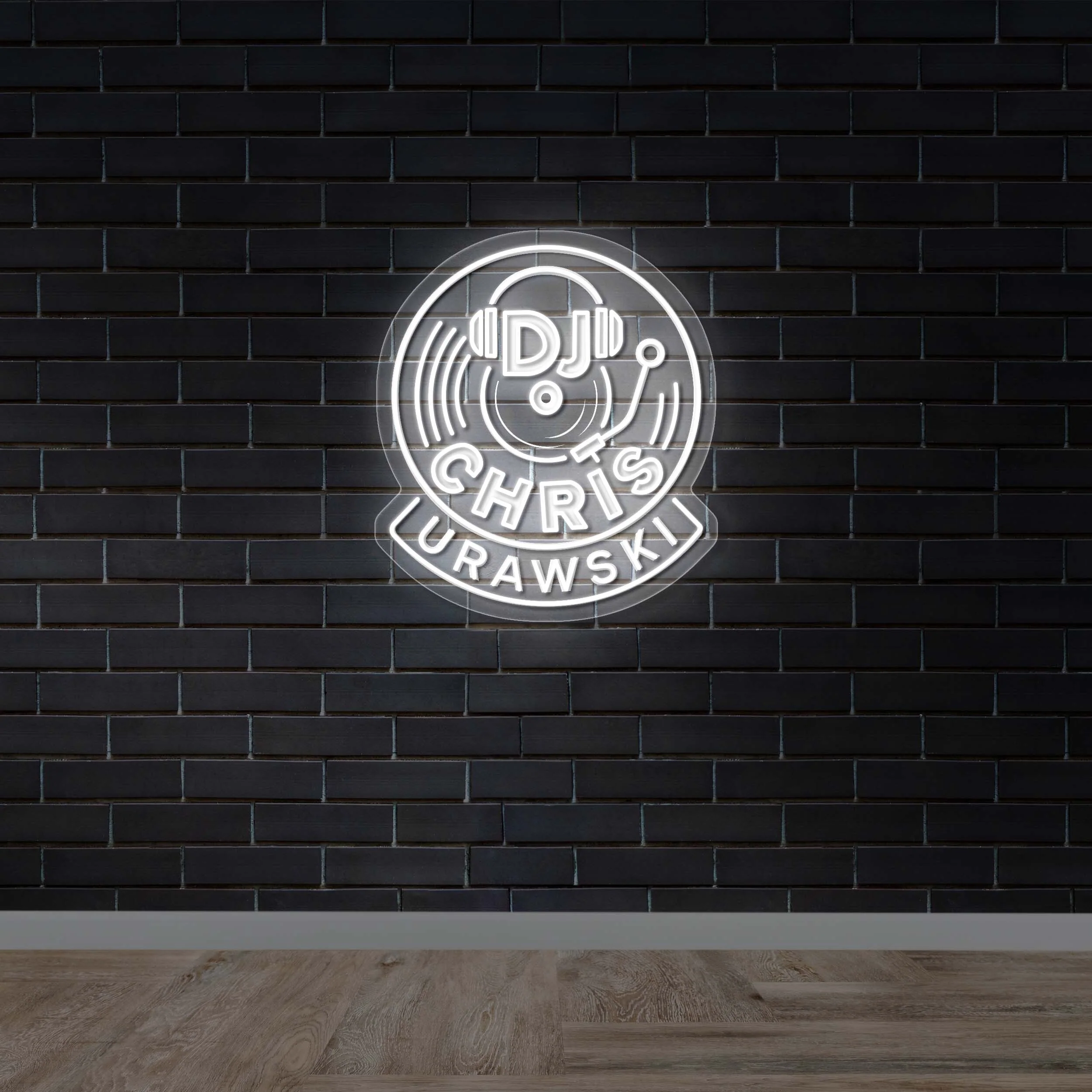 DJ CHRIS URAWSKI - Premium Neon Artwork