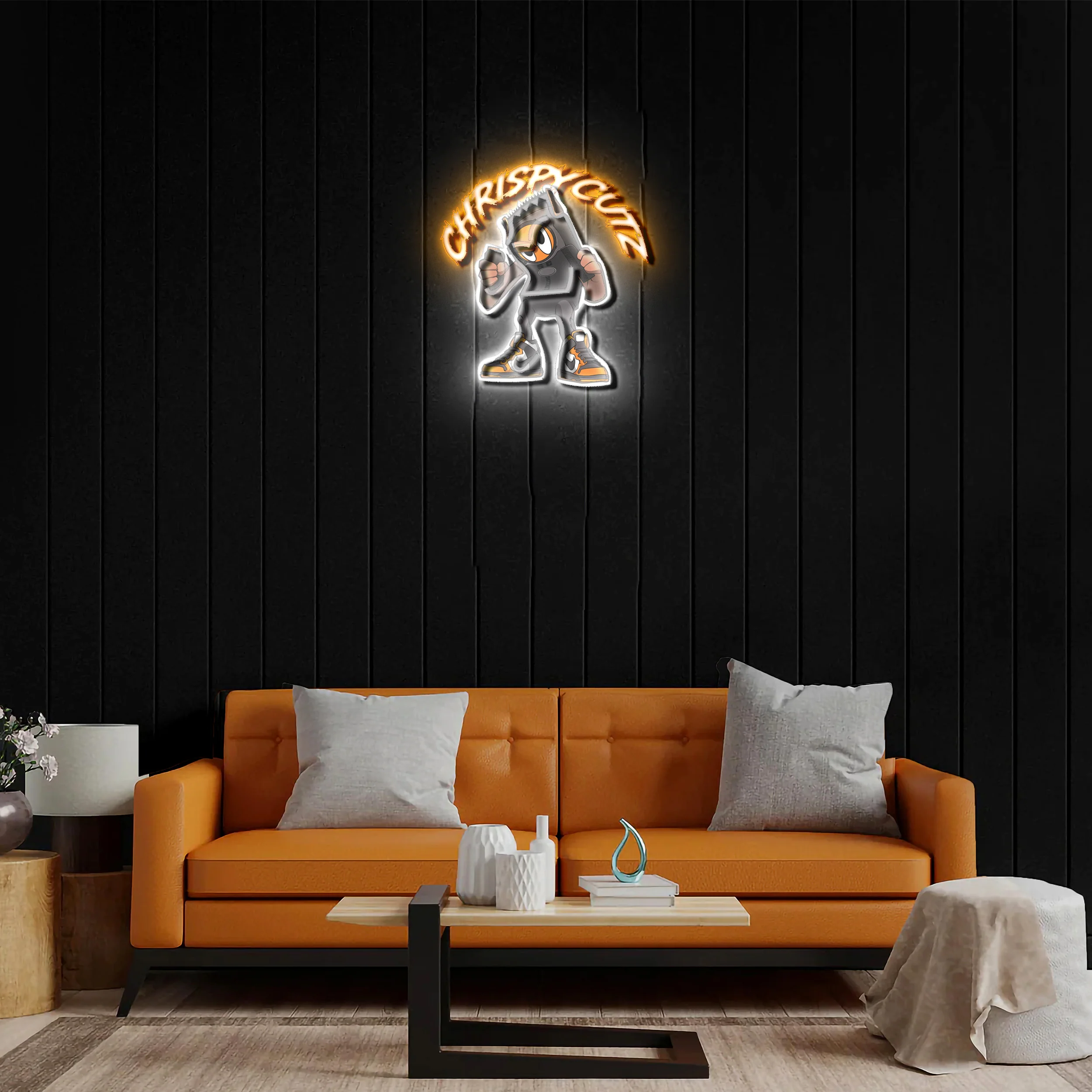 CHRISPY CUTZ - Premium Neon Artwork