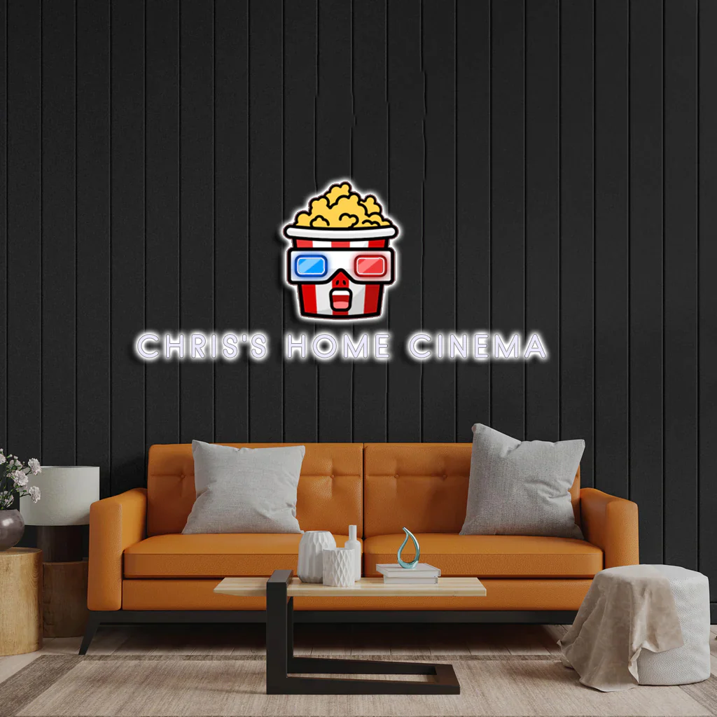Chris's Home Cinema - Premium Neon Artwork