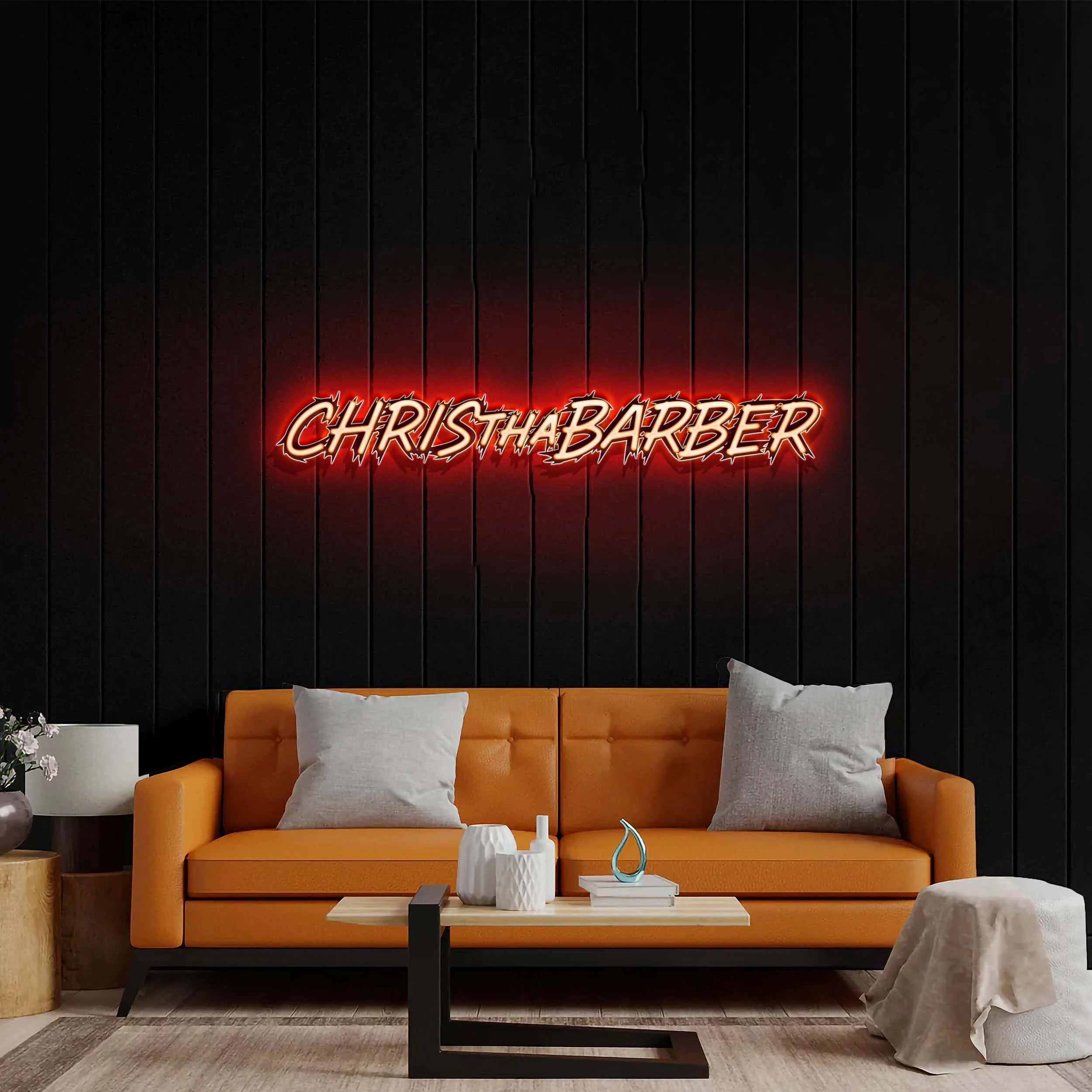 CHRISthaBARBER - Premium Neon Artwork