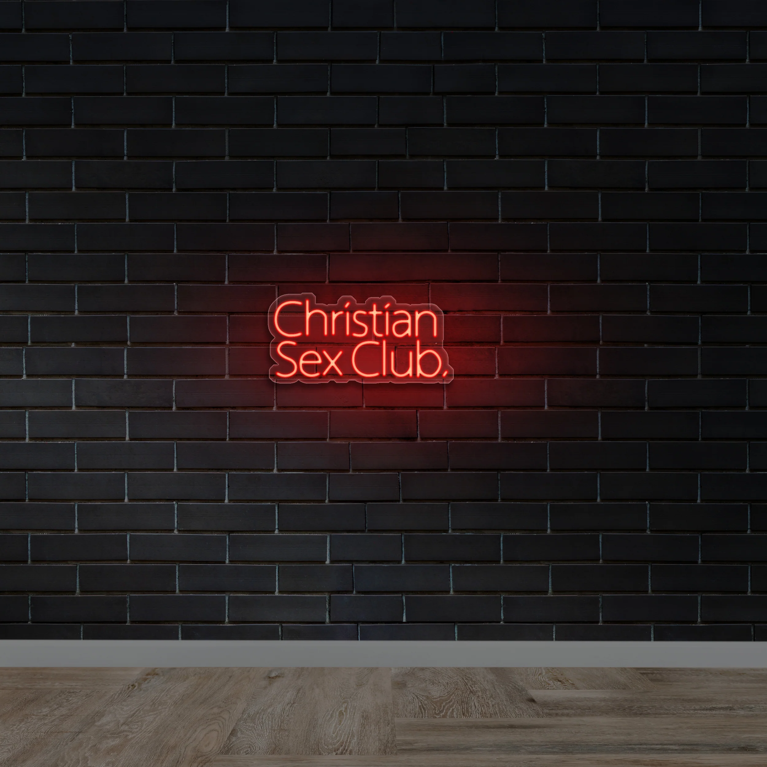 Christian Sex Club - Premium Neon Artwork