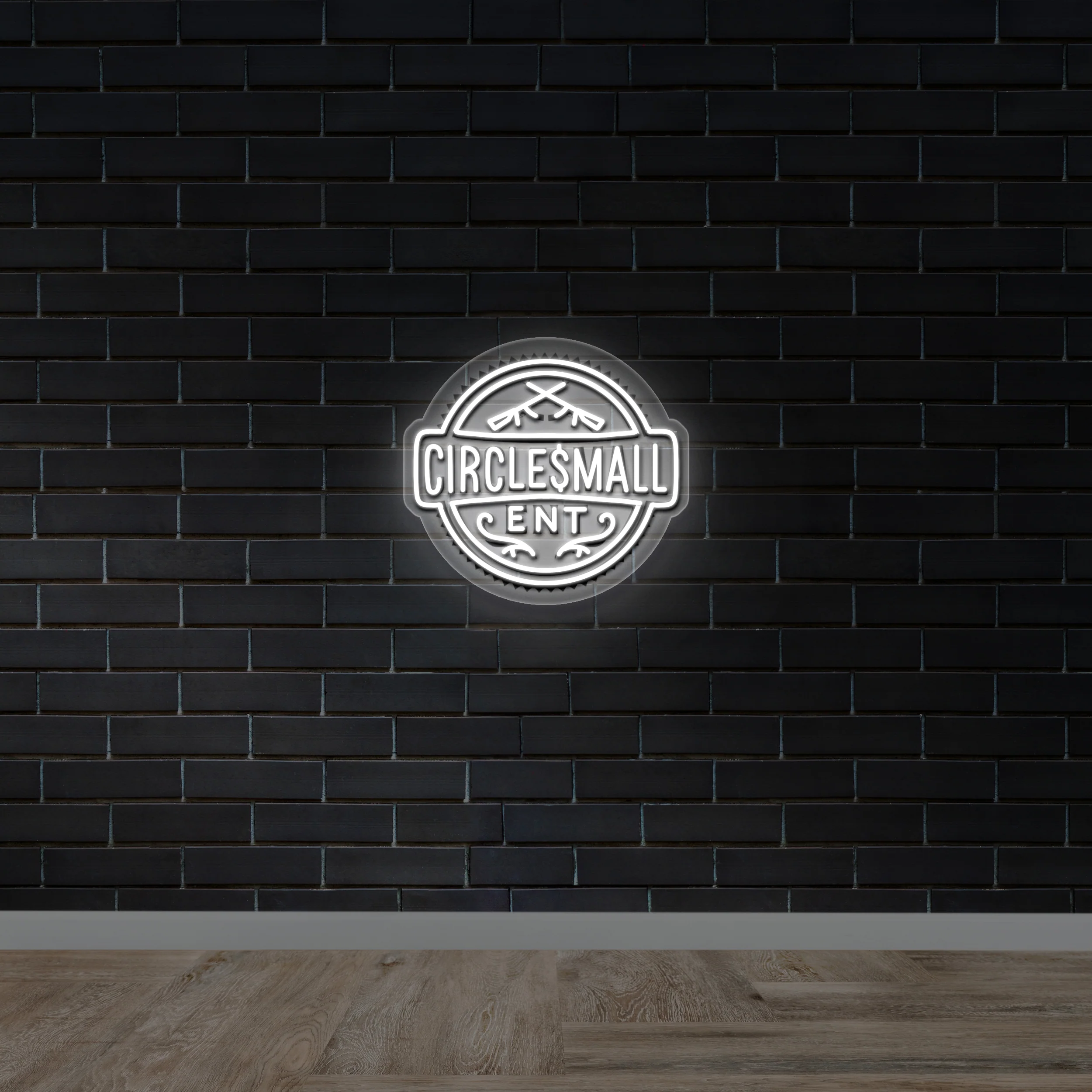 CIRCLESMALL ENT - Premium Neon Artwork
