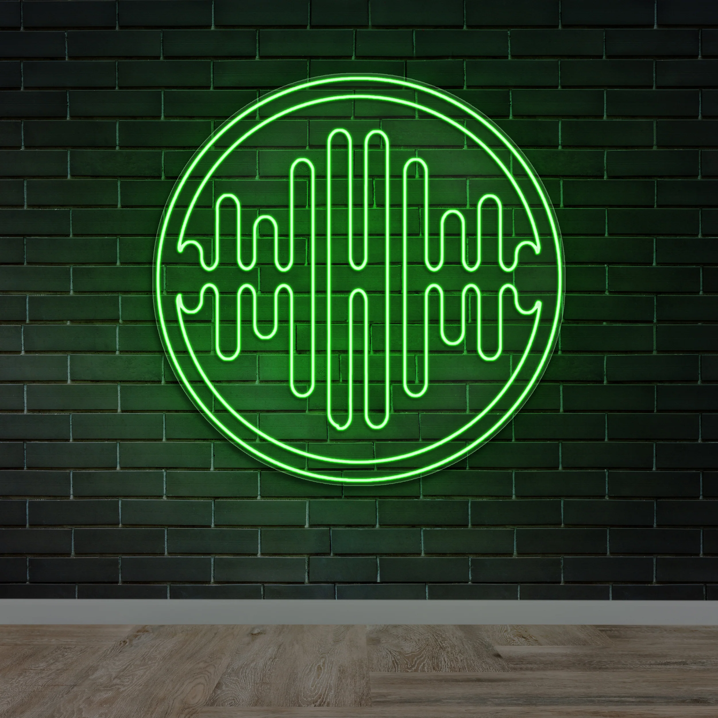 Circular Audio - Premium Neon Artwork