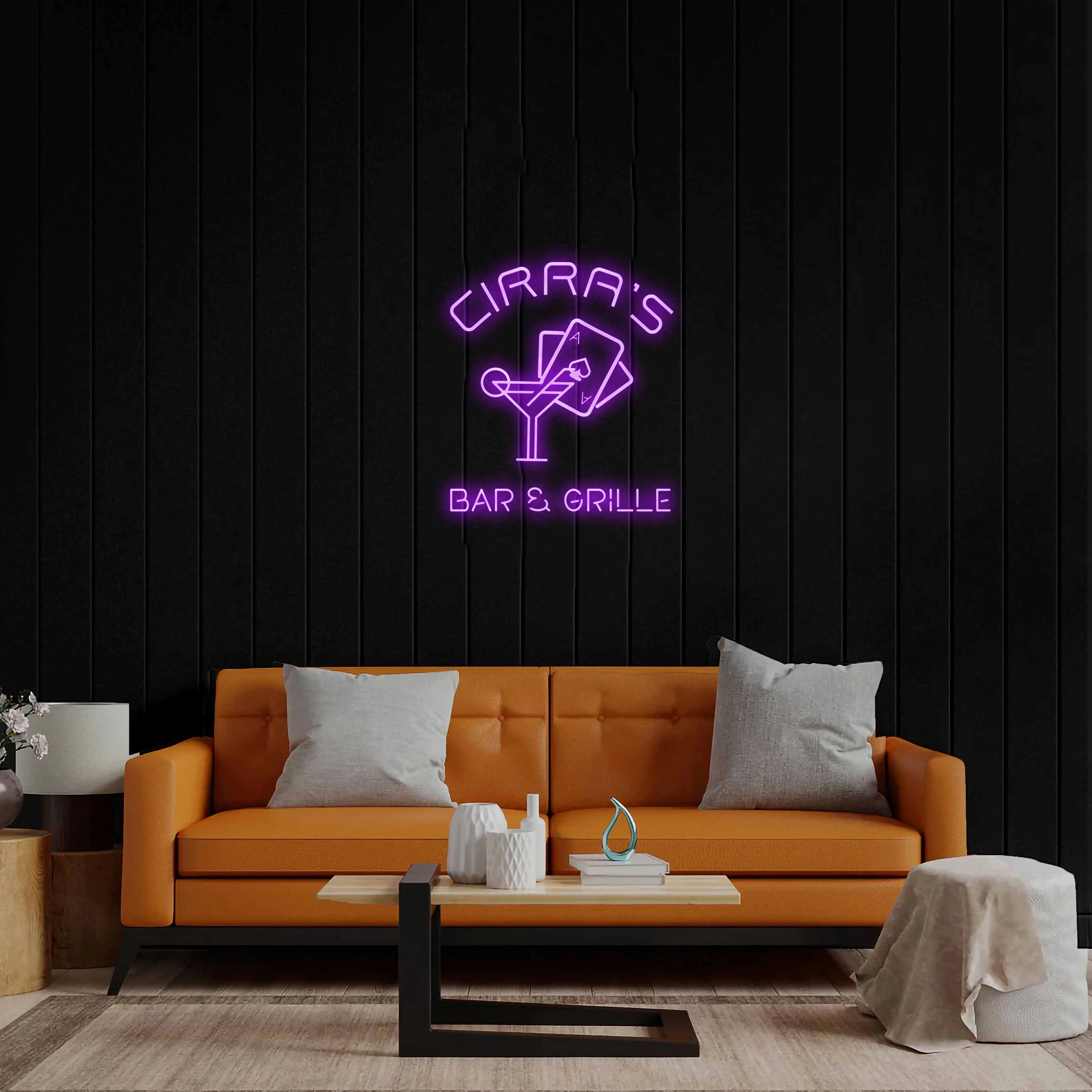 CIRRA'S Bar & Grill - Premium Neon Artwork