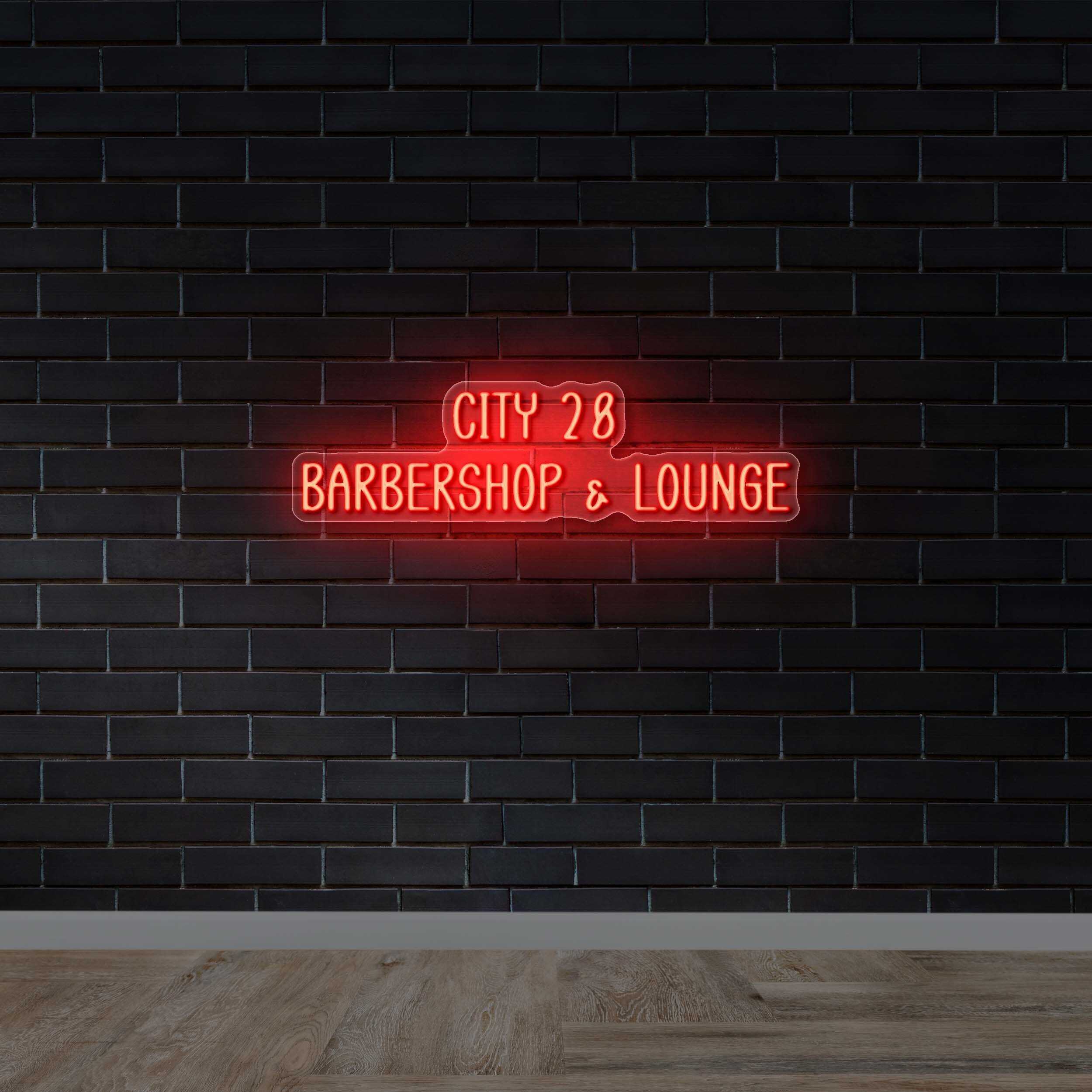 CITY 28 BARBERSHOP & LOUNGE - Premium Neon Artwork