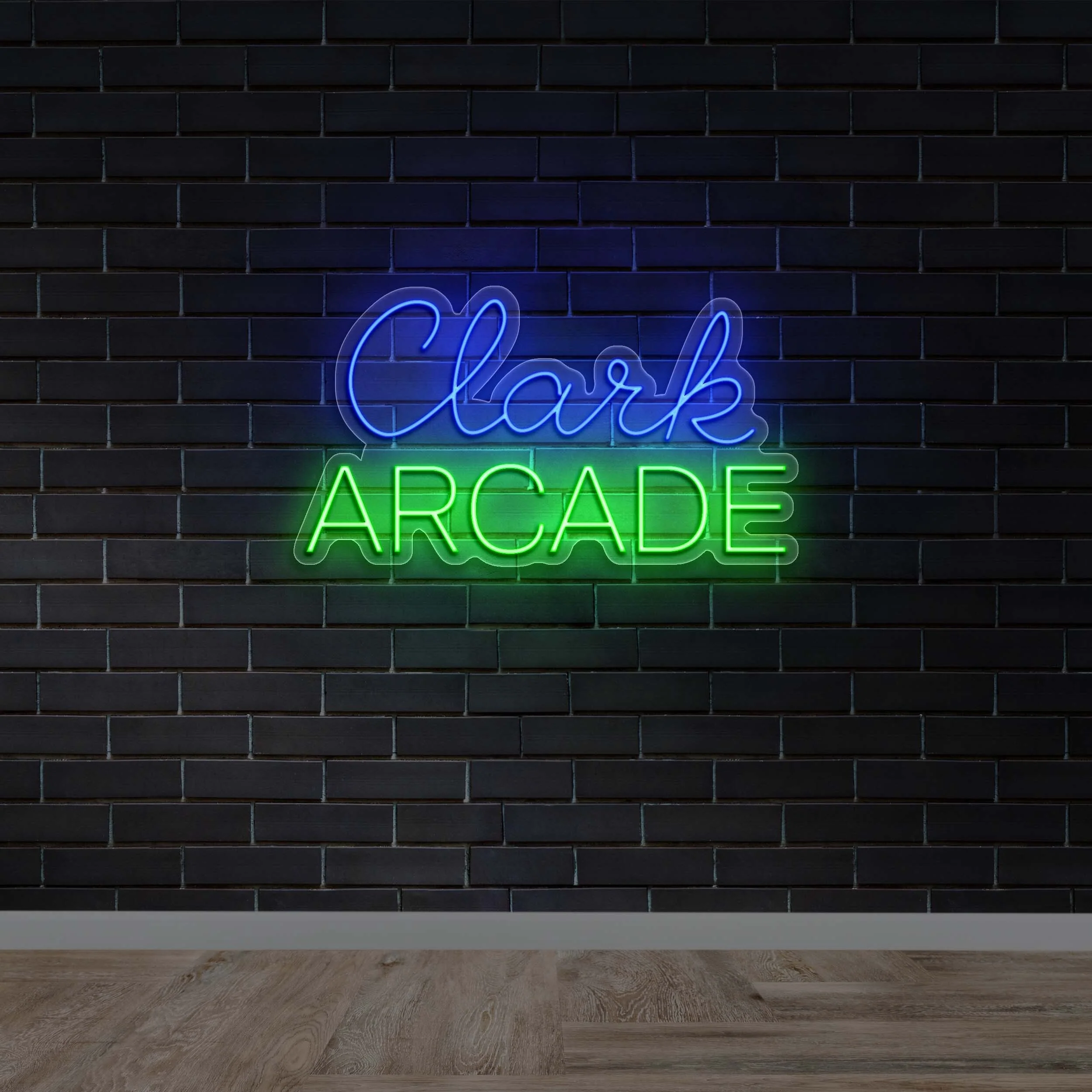 CLARK ARCADE - Premium Neon Artwork