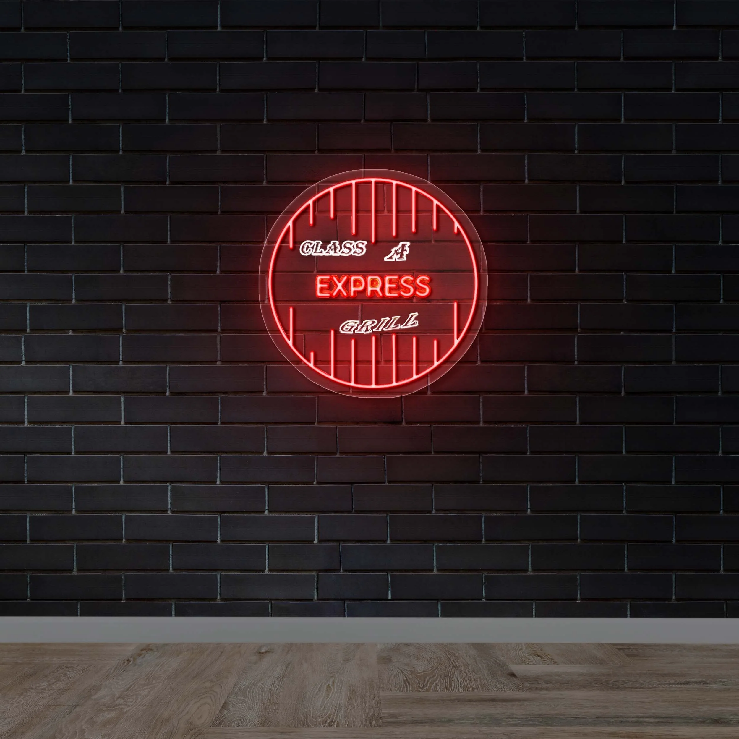 Class A Express Grill - Premium Neon Artwork - Image 2