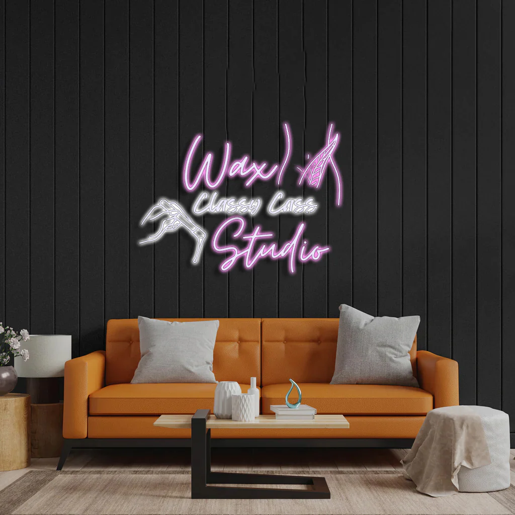 Classy Cass Wax Studio - Premium Neon Artwork