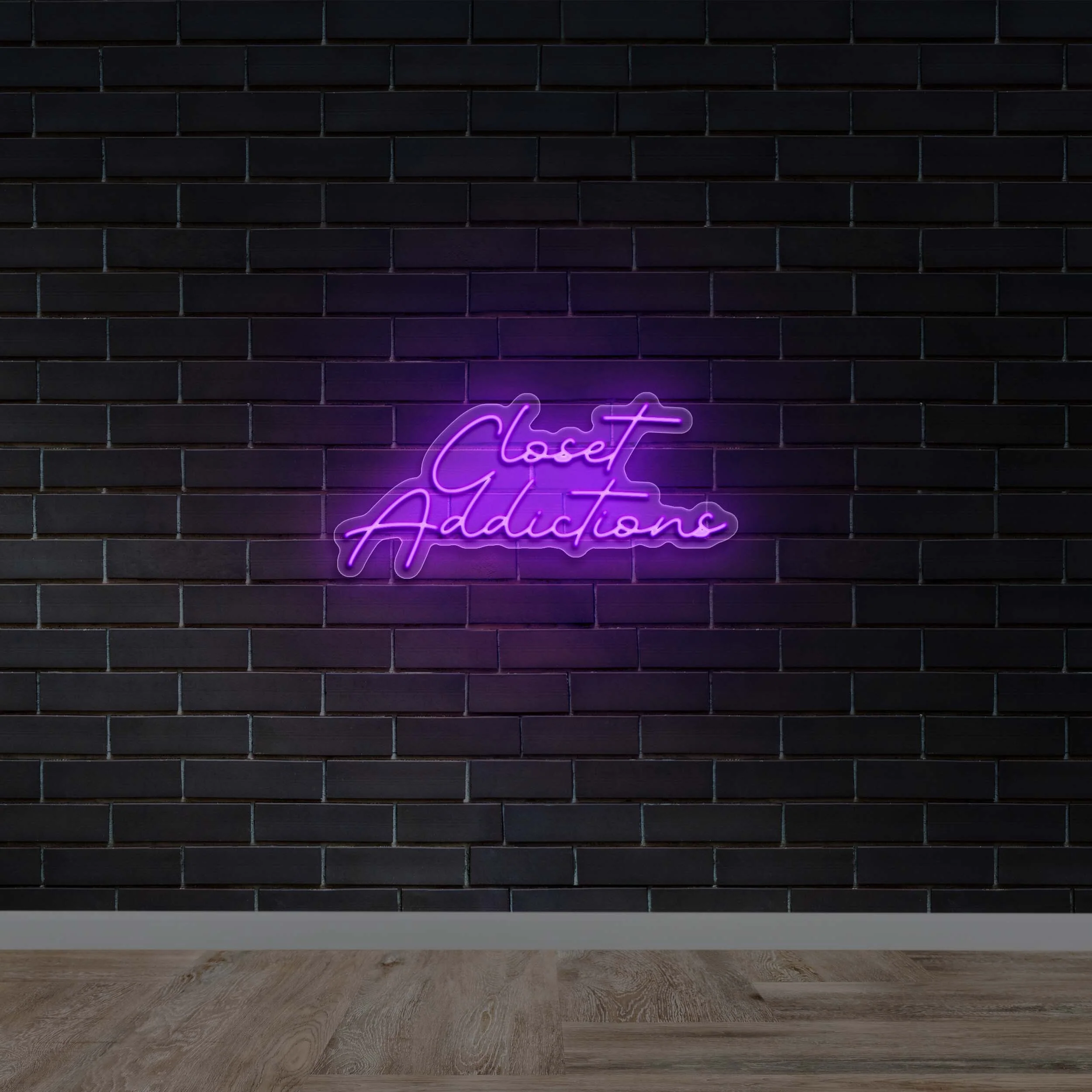 Closet Addictions - Premium Neon Artwork