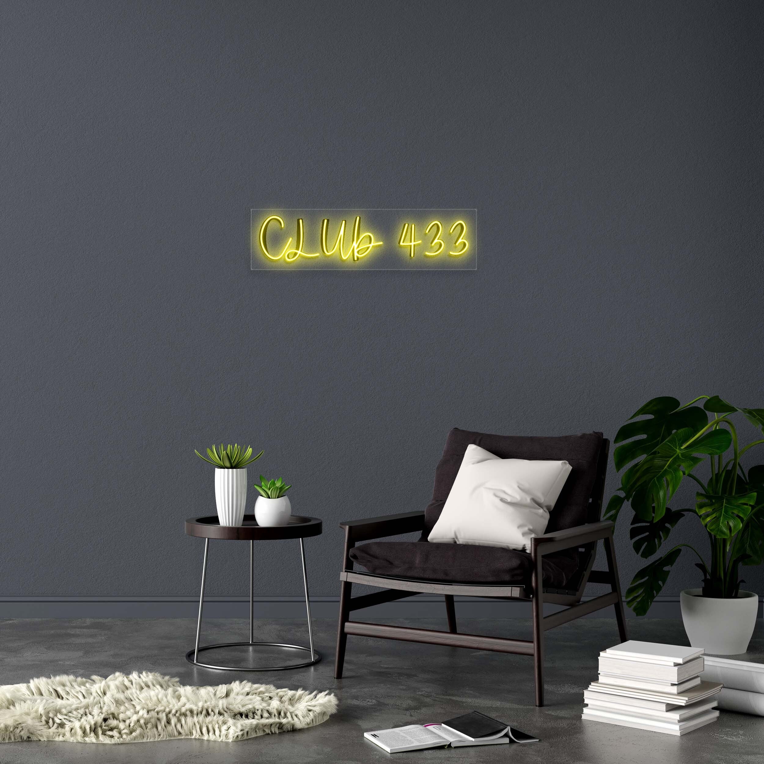 Club 433 - Premium Neon Artwork