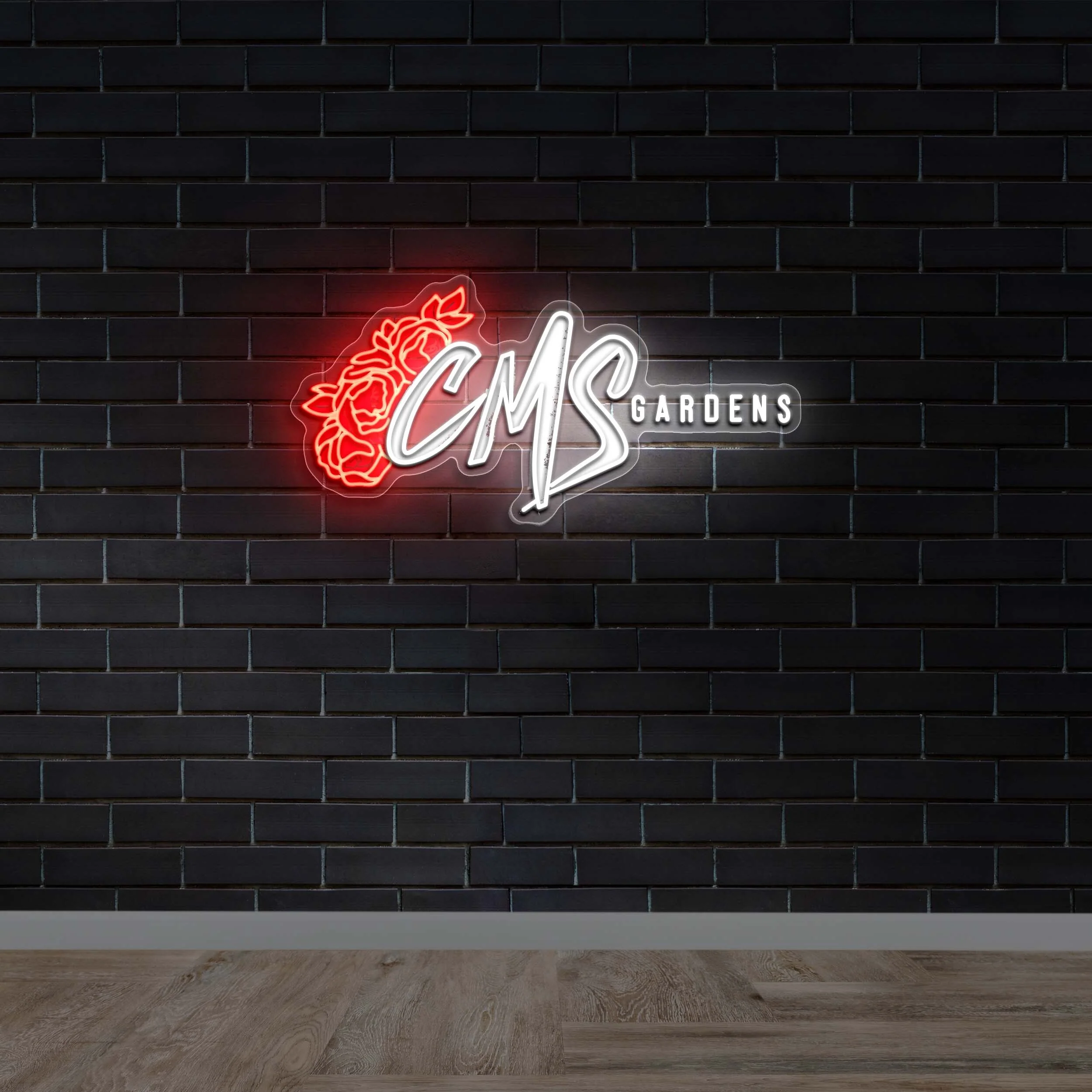 CMS Gardens - Premium Neon Artwork