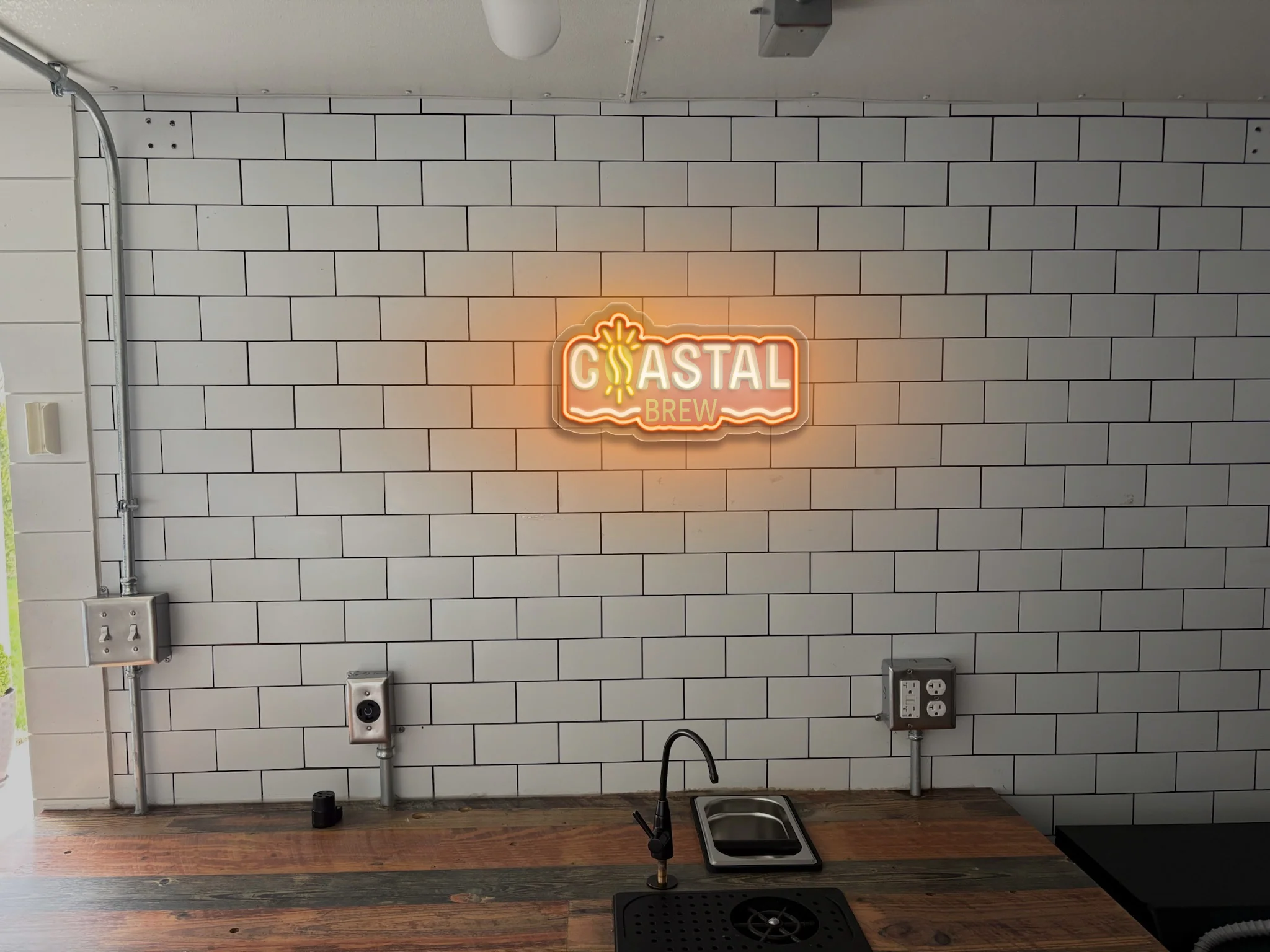 COASTAL BREW - Premium Neon Artwork