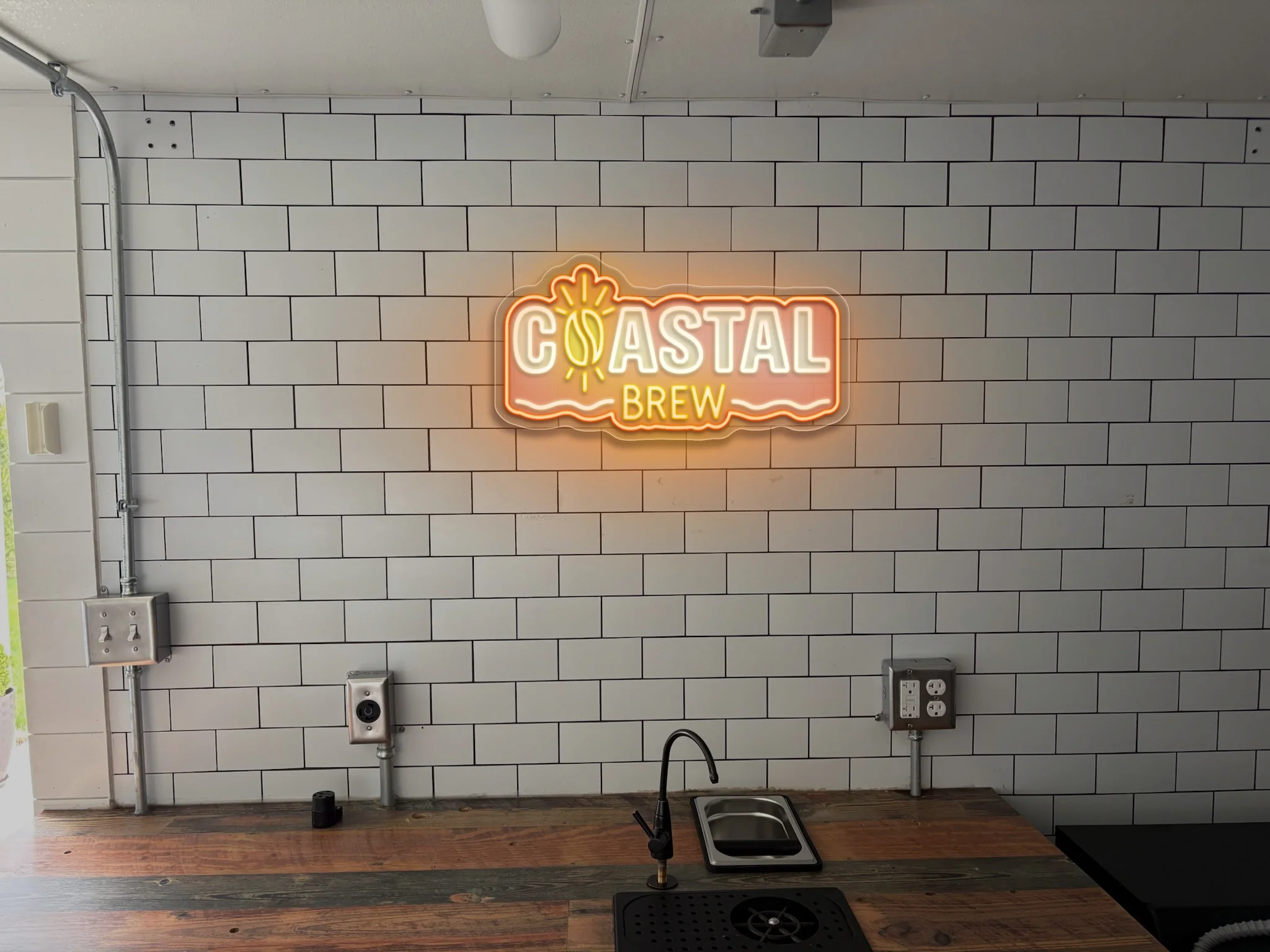 COASTAL BREW - Premium Neon Artwork - Image 2