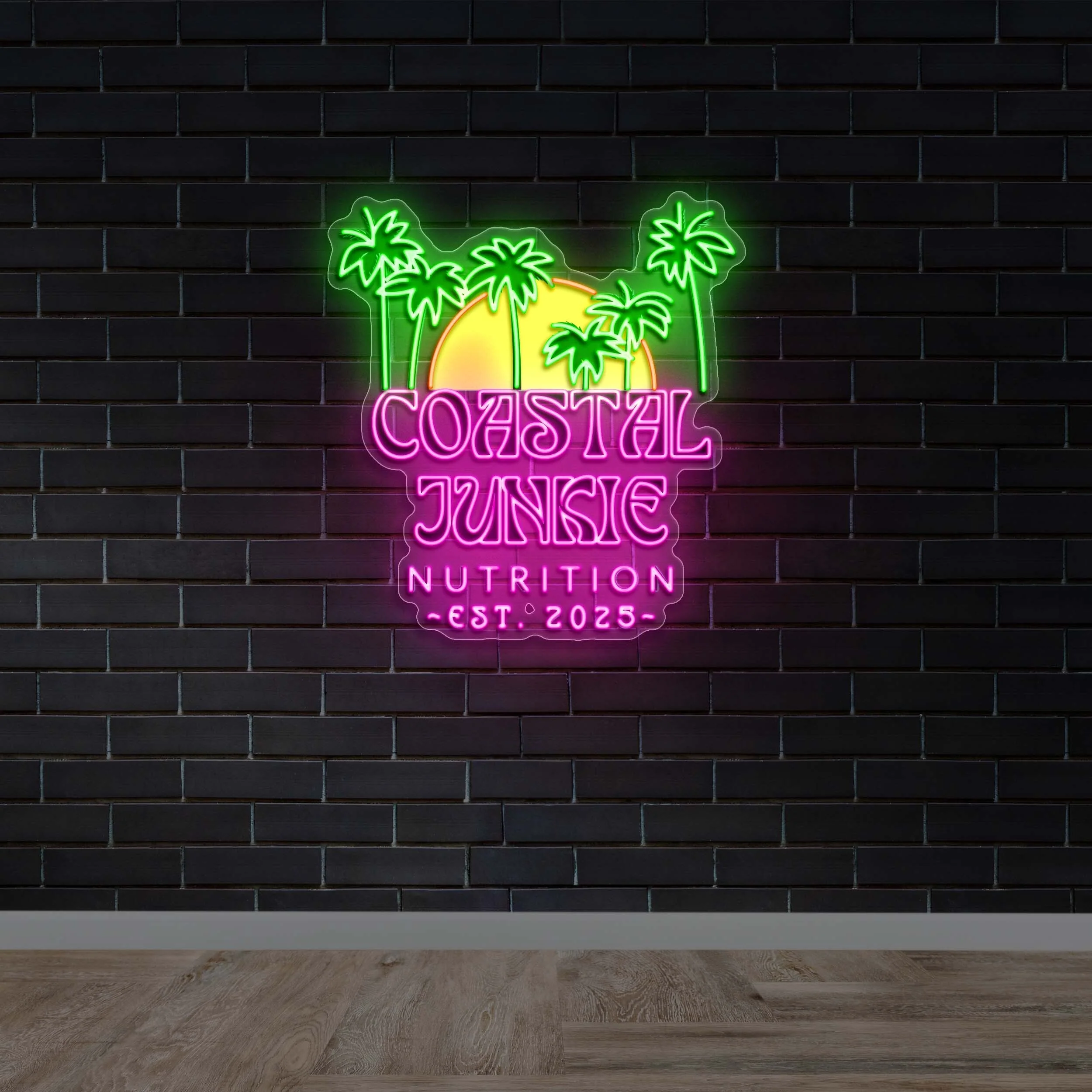 COASTAL JUNKIE - Premium Neon Artwork
