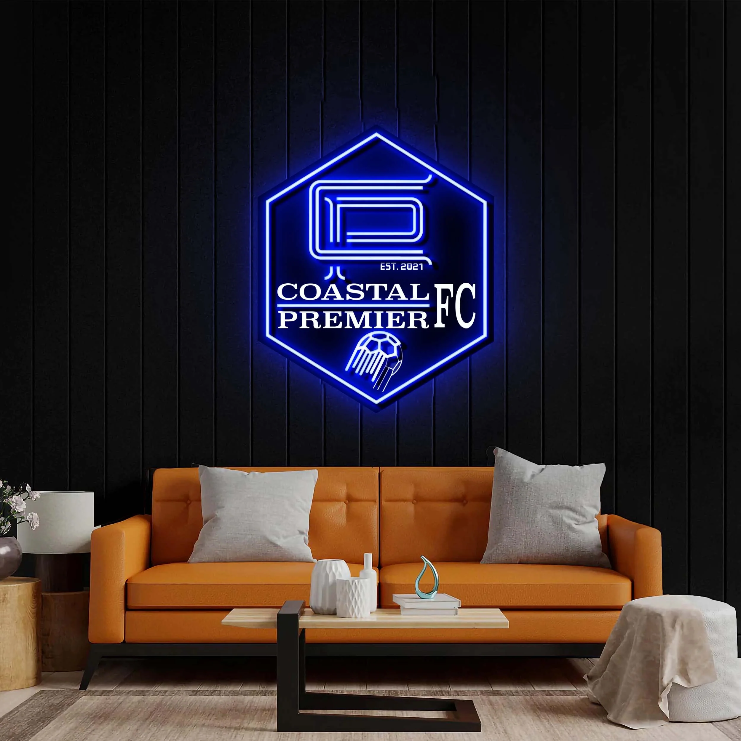 COASTAL PREMIER FC - Premium Neon Artwork