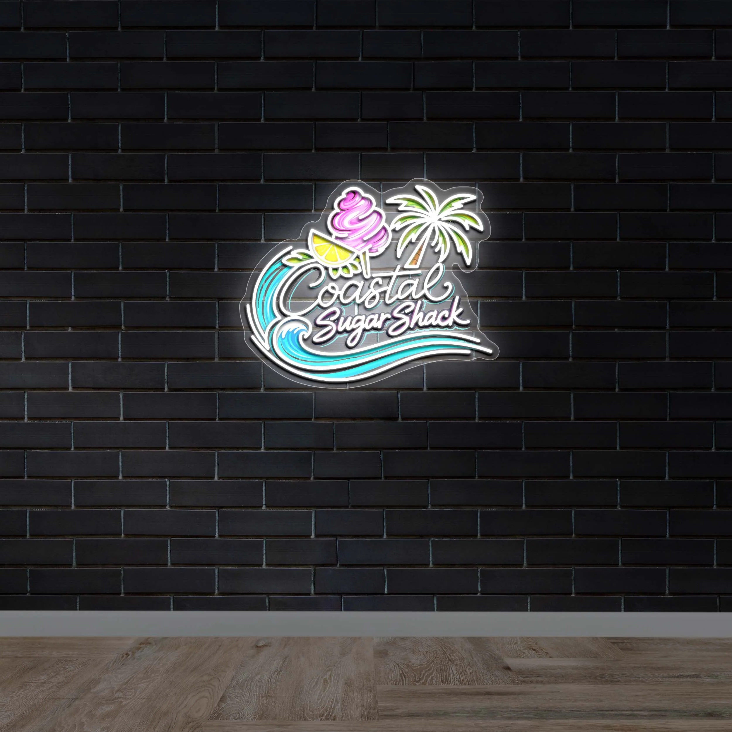 COASTAL SUGAR SHACK - Premium Neon Artwork