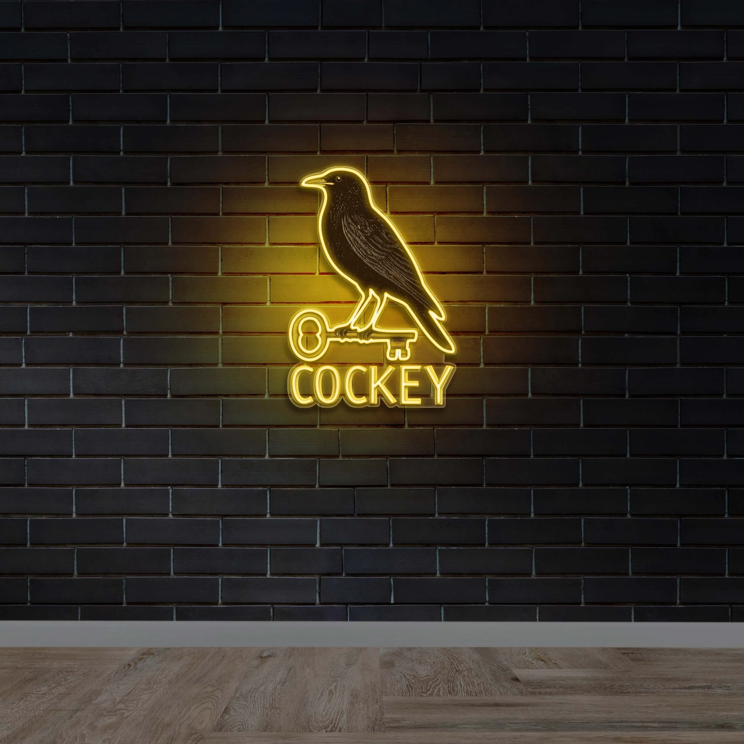 Cockey - Premium Neon Artwork