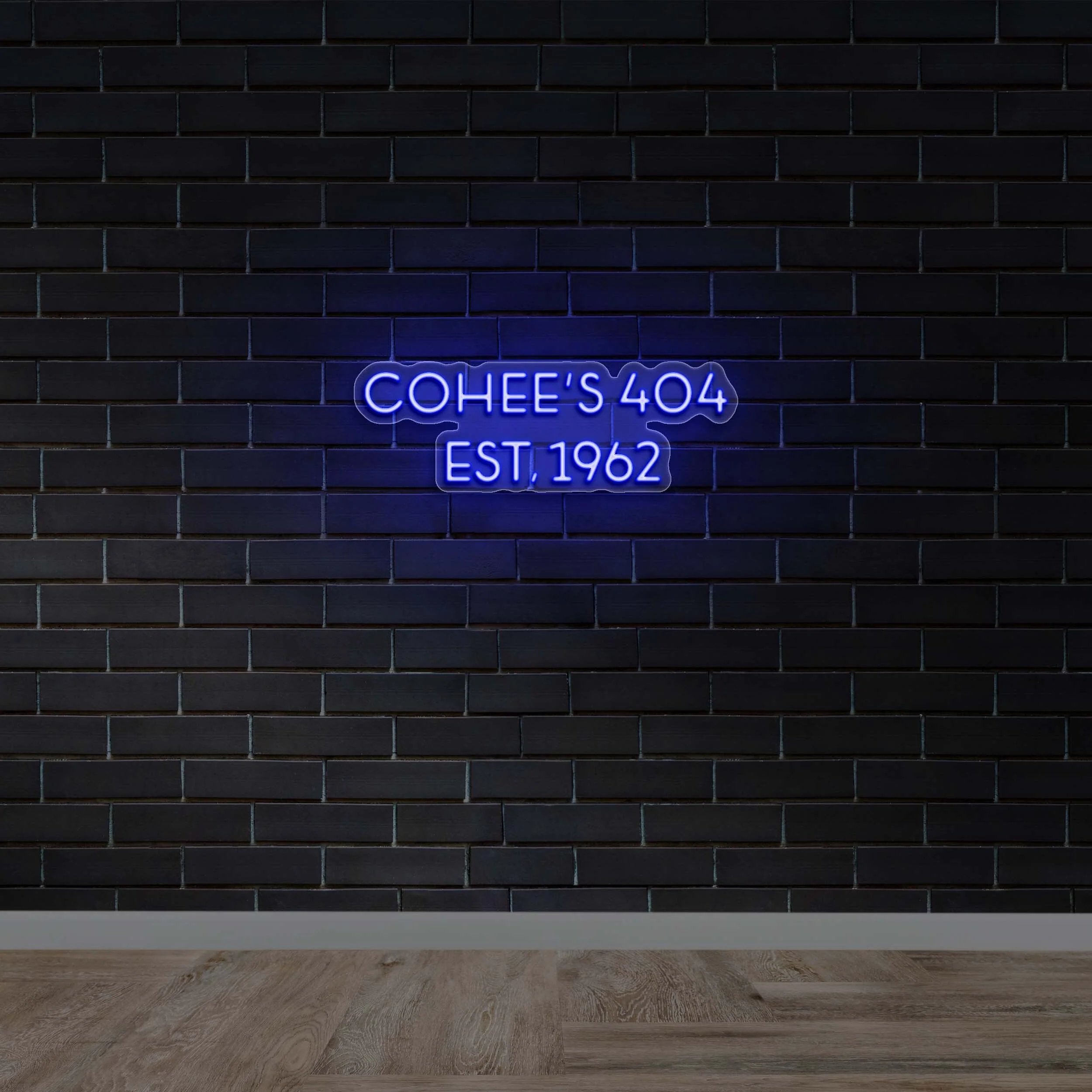 Cohee’s 404 Est.1962 - Premium Neon Artwork