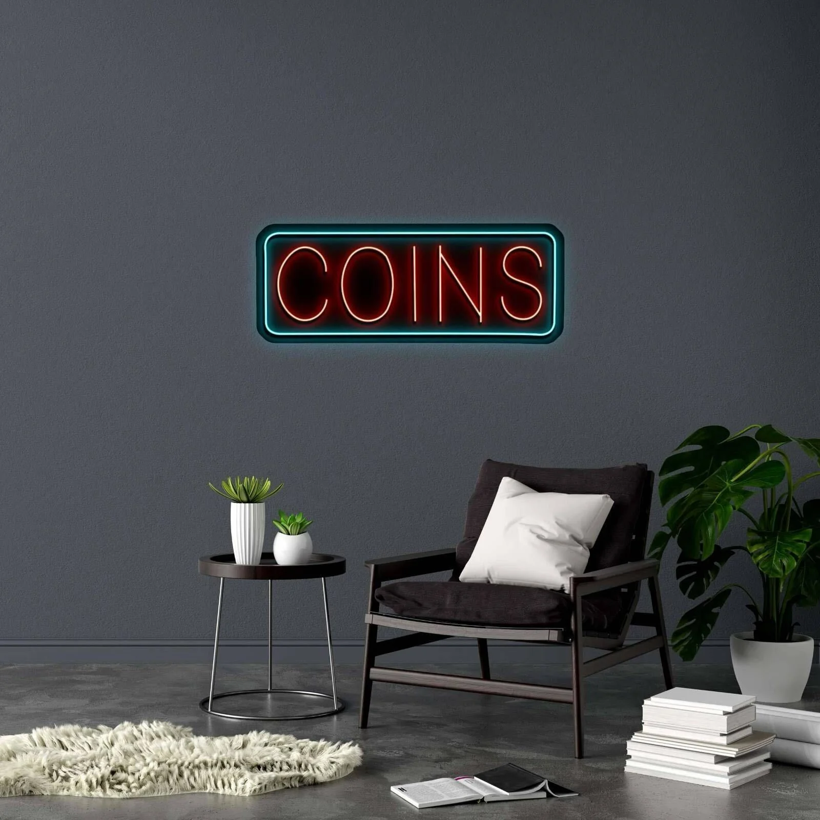 COINS | 2nd Version - Premium Neon Artwork