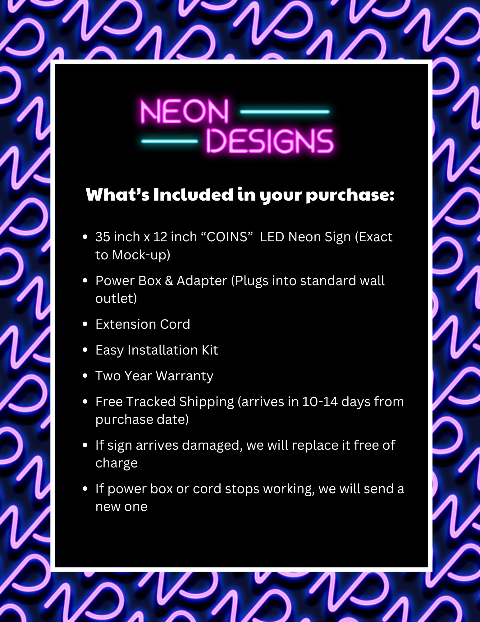 COINS | 2nd Version - Premium Neon Artwork - Image 2