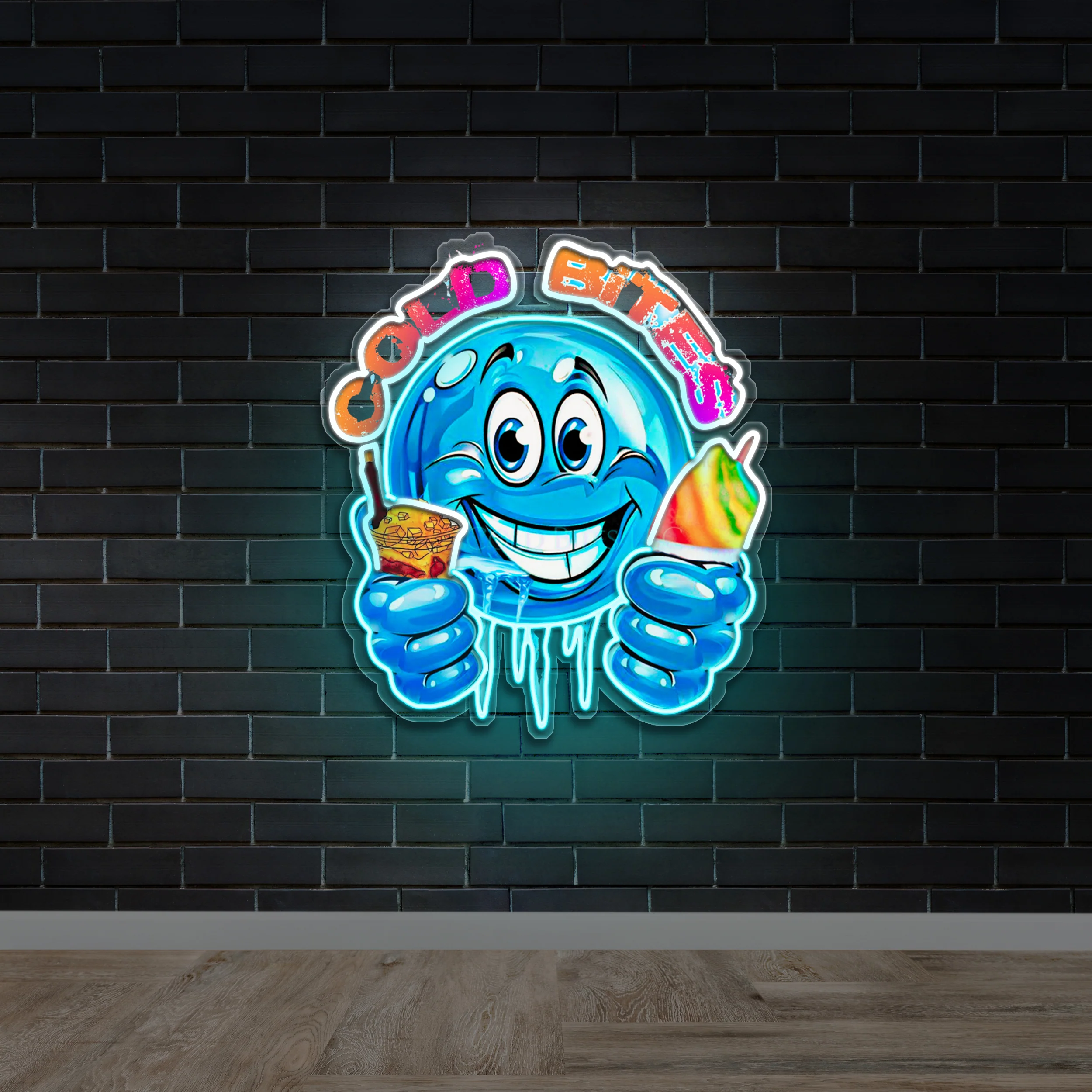 Cold Bites - Premium Neon Artwork