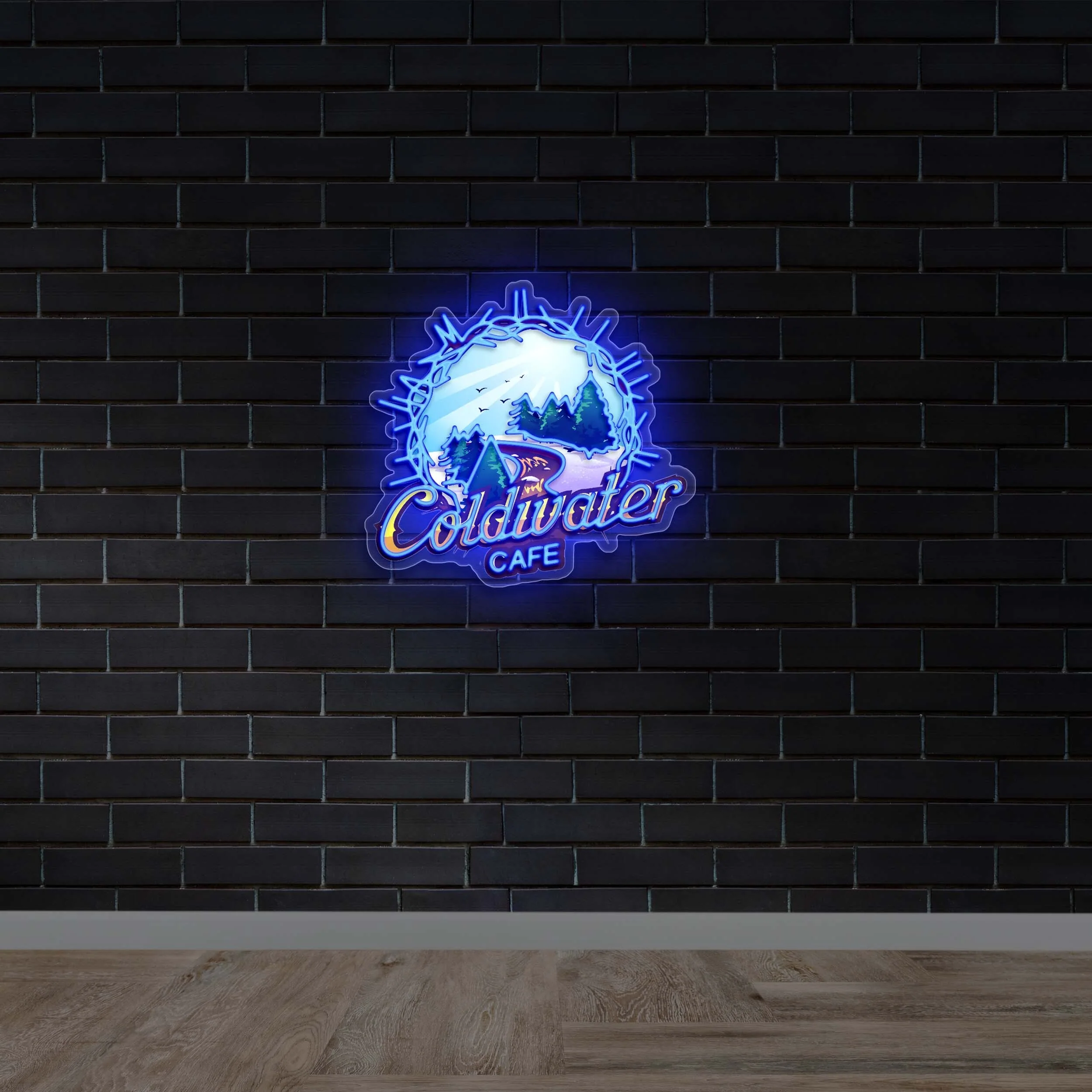 Coldwater Cafe - Premium Neon Artwork