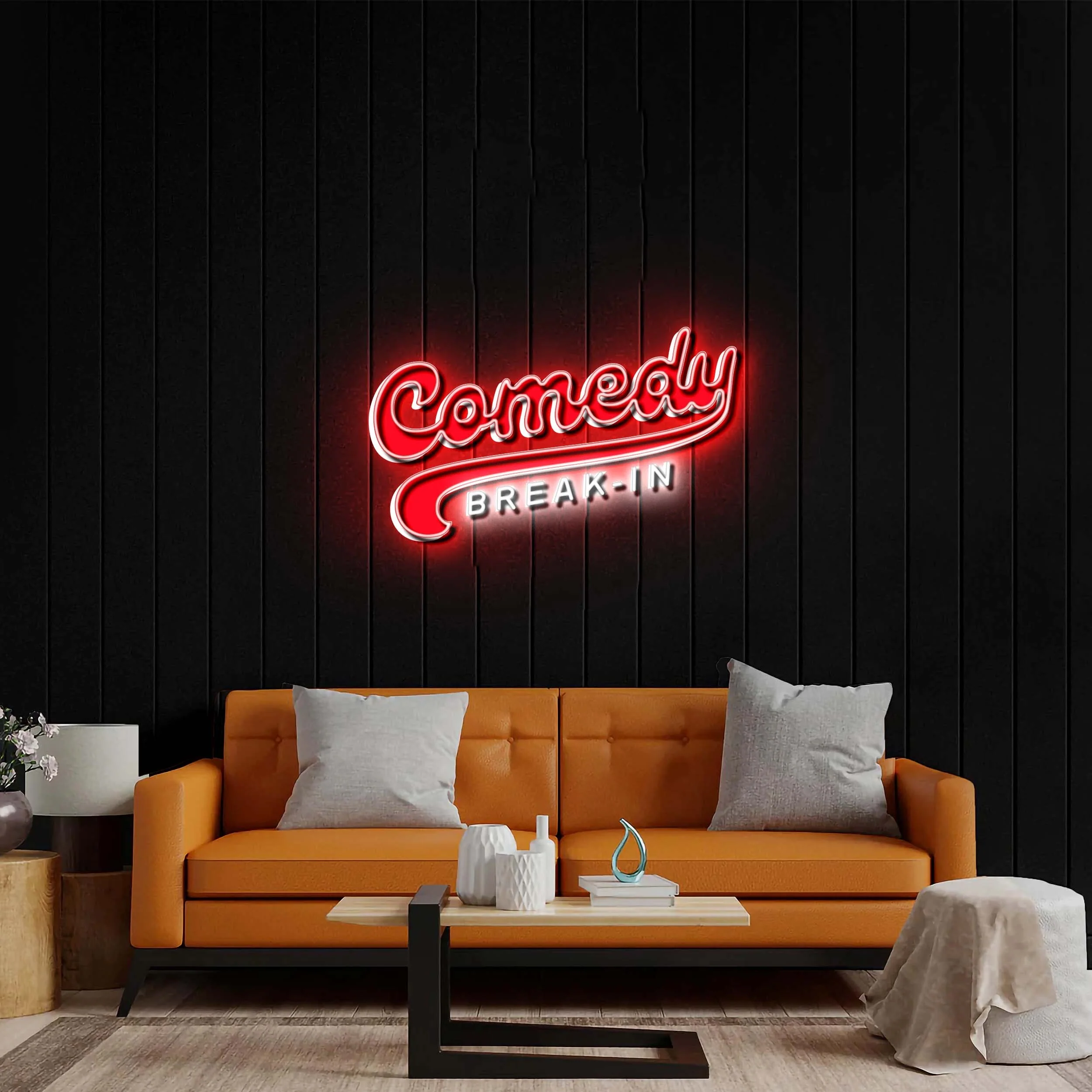 Comedy - Premium Neon Artwork