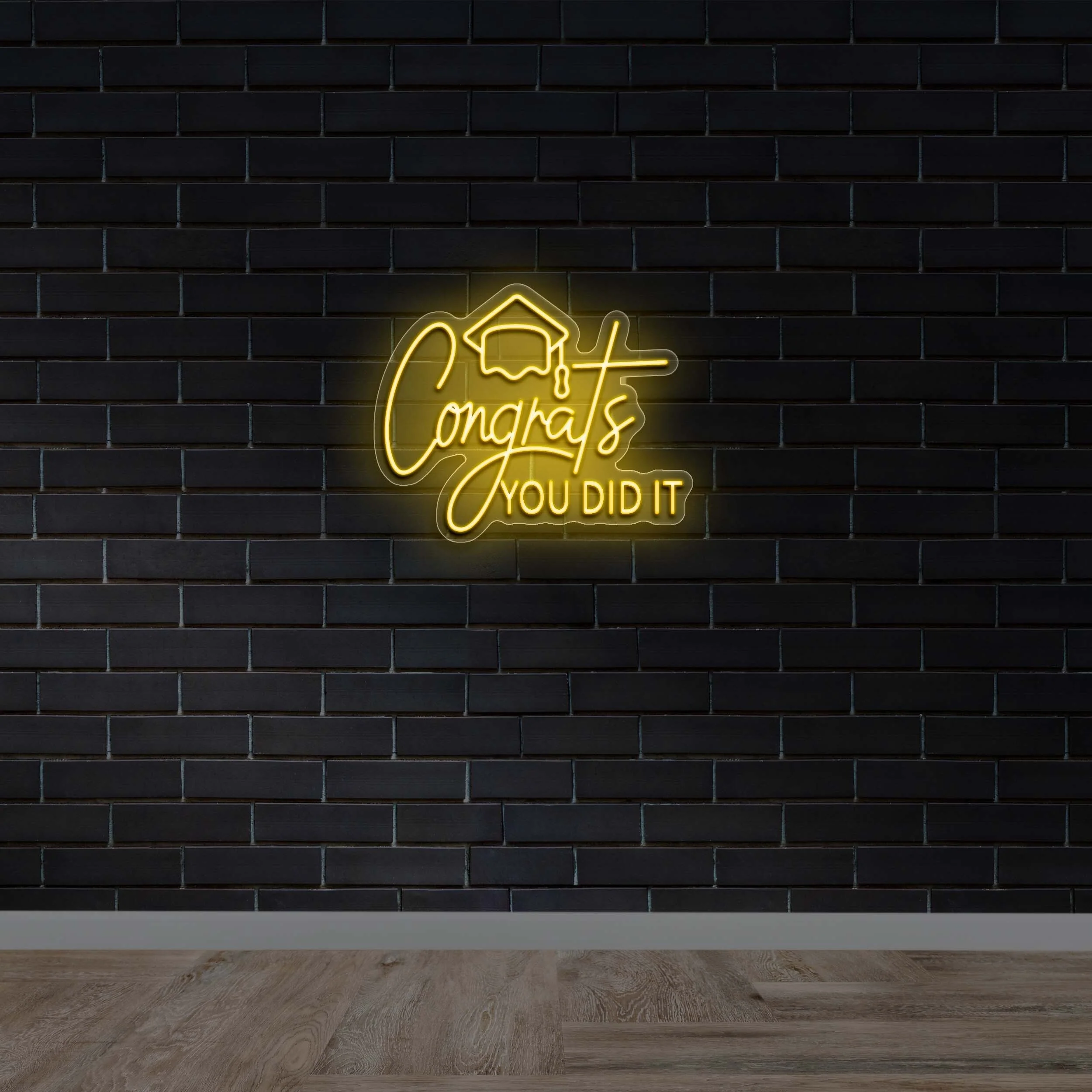 Congrats, YOU DID IT - Premium Neon Artwork