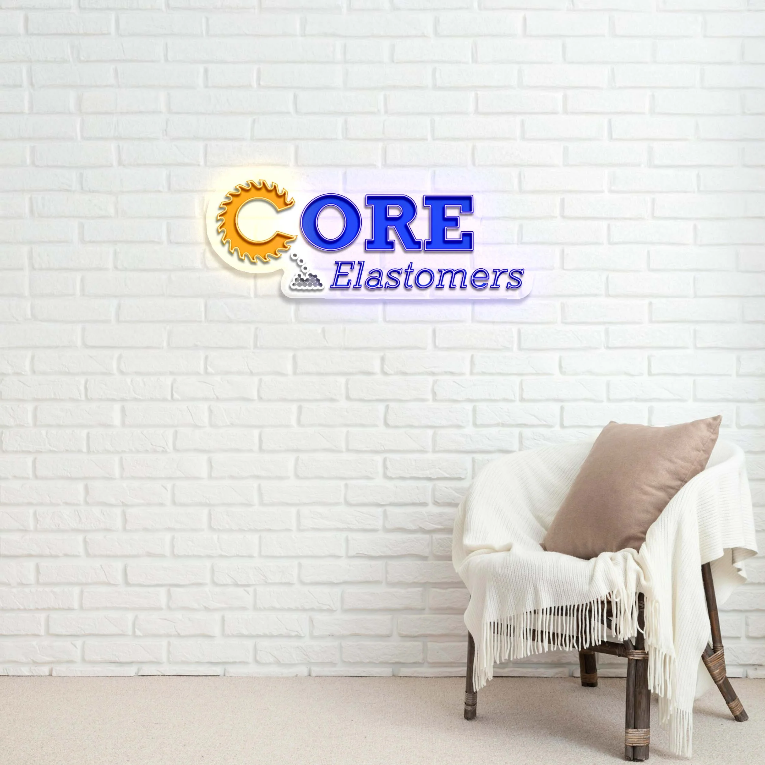 CORE ELASTOMERS - Premium Neon Artwork - Image 3