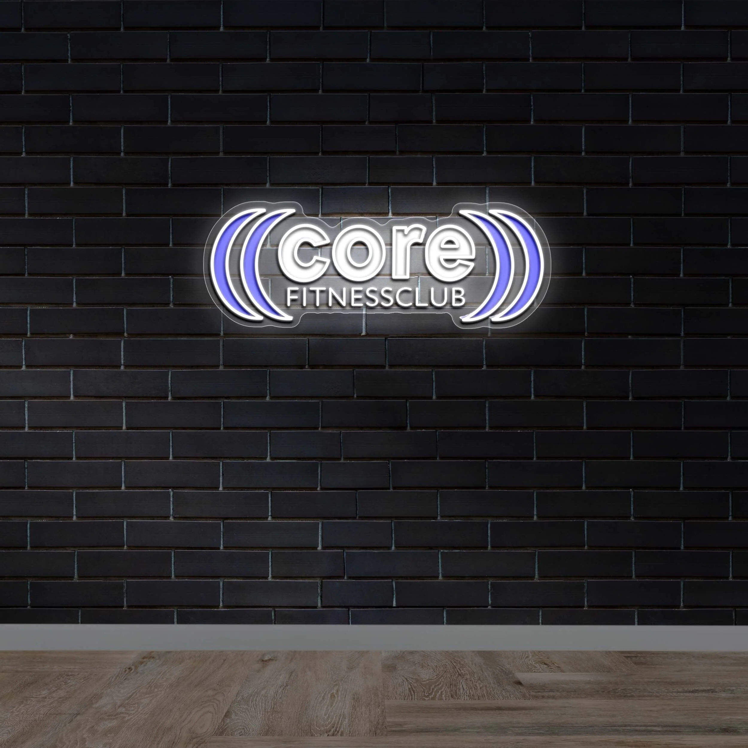 CORE FITNESS CLUB - Premium Neon Artwork